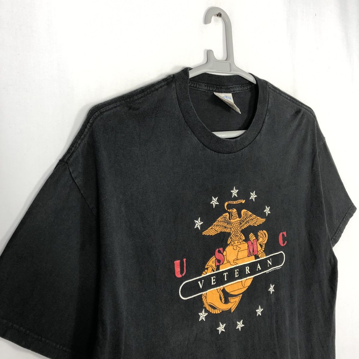 Vintage 🔥Rare🔥2001 USMC Veteran Army Soldier Military Promo Tee Size US XL / EU 56 / 4 - 9 Thumbnail