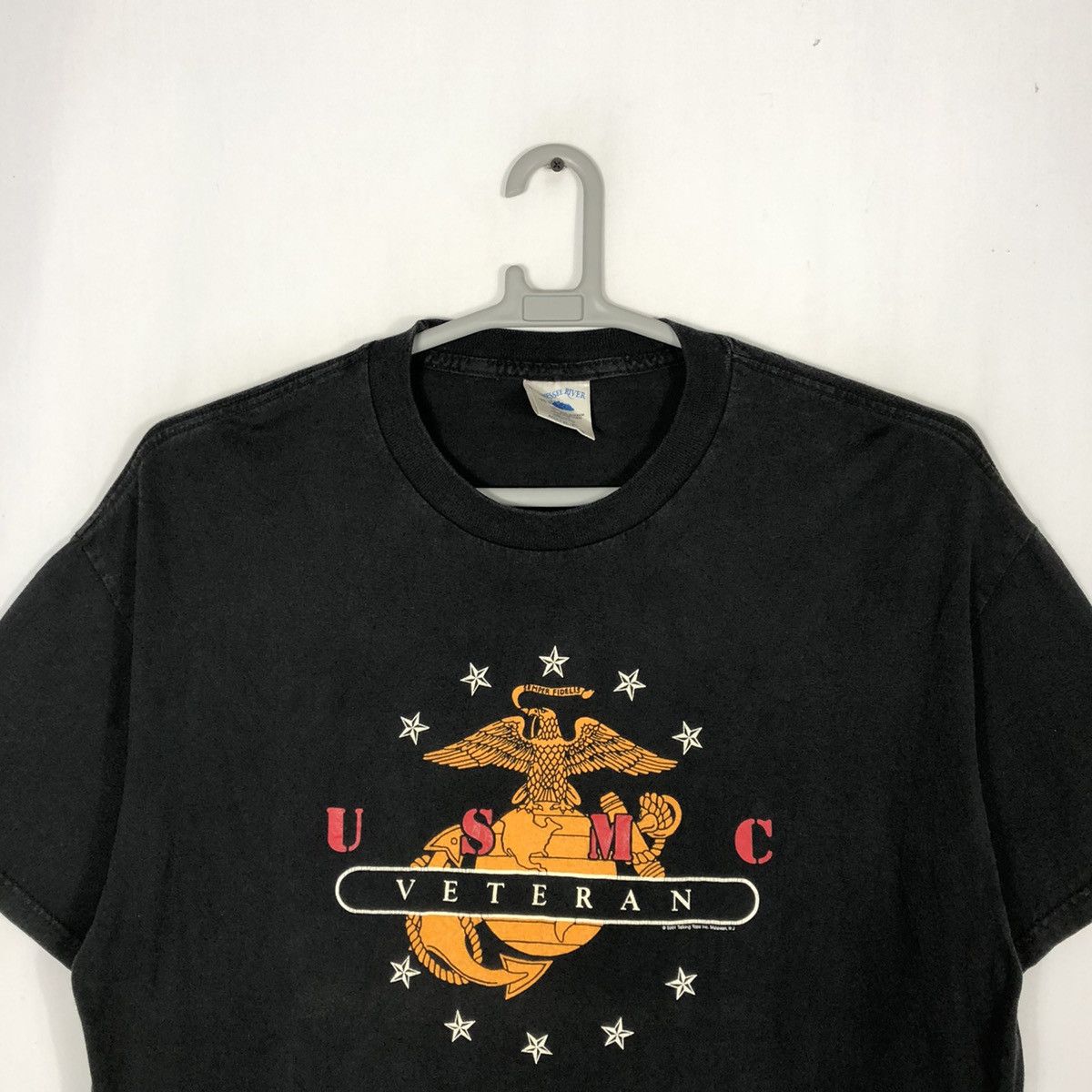 Vintage 🔥Rare🔥2001 USMC Veteran Army Soldier Military Promo Tee Size US XL / EU 56 / 4 - 2 Thumbnail