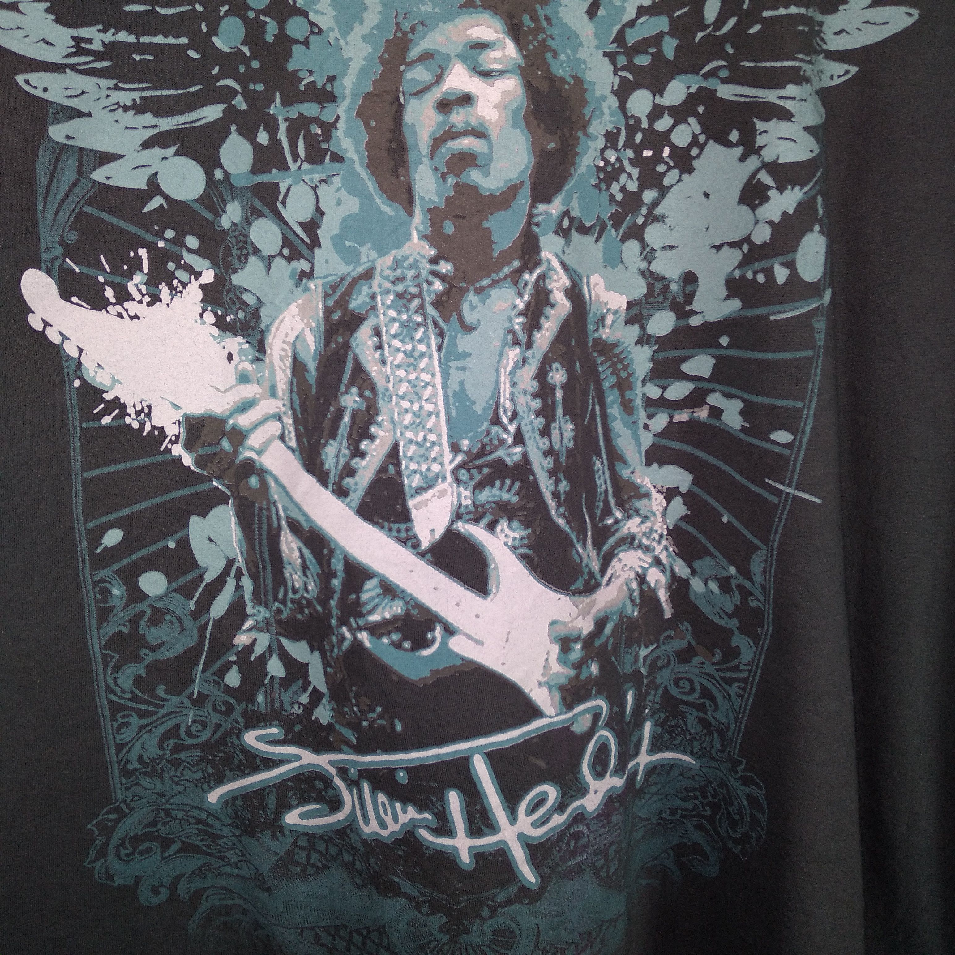 Band Tees × Jimi Hendrix × Vintage Vintage Jimi Hendrix Angels Graphic Design Tribute Tee Size US XL / EU 56 / 4 - 3 Thumbnail
