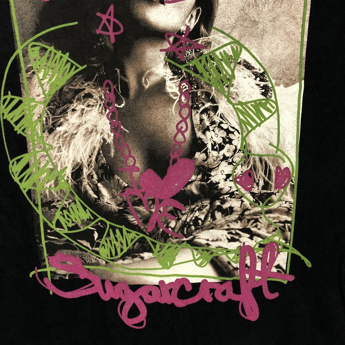 Japanese Brand × Vintage Vintage Sugar Craft Graphic Potrait Of Naked Girl Tee Size US L / EU 52-54 / 3 - 4 Thumbnail