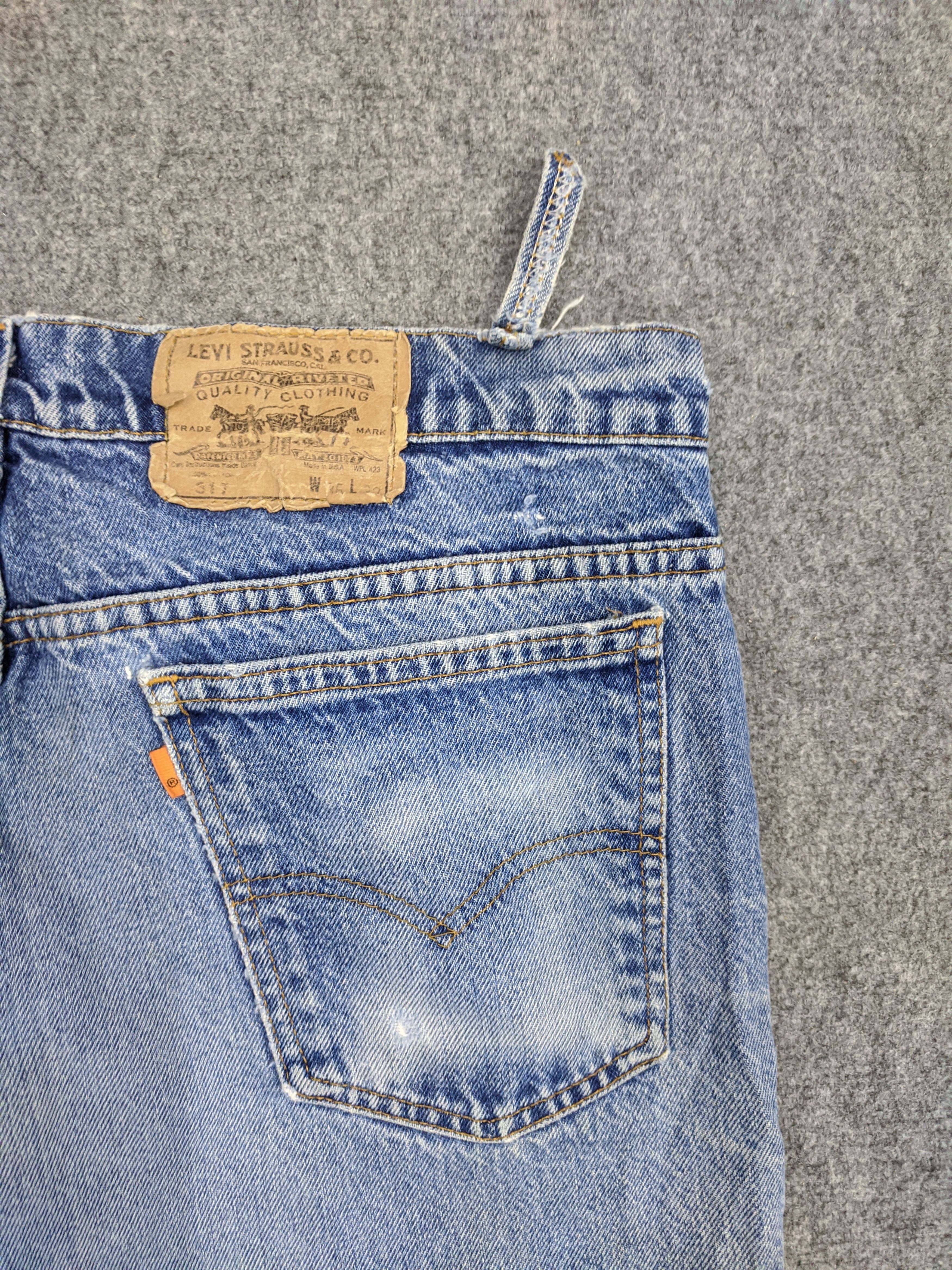 Levi's × Vintage Vintage 80s Levis 517 Orange Tab Flared Jeans DP0877 Size US 35 - 10 Thumbnail