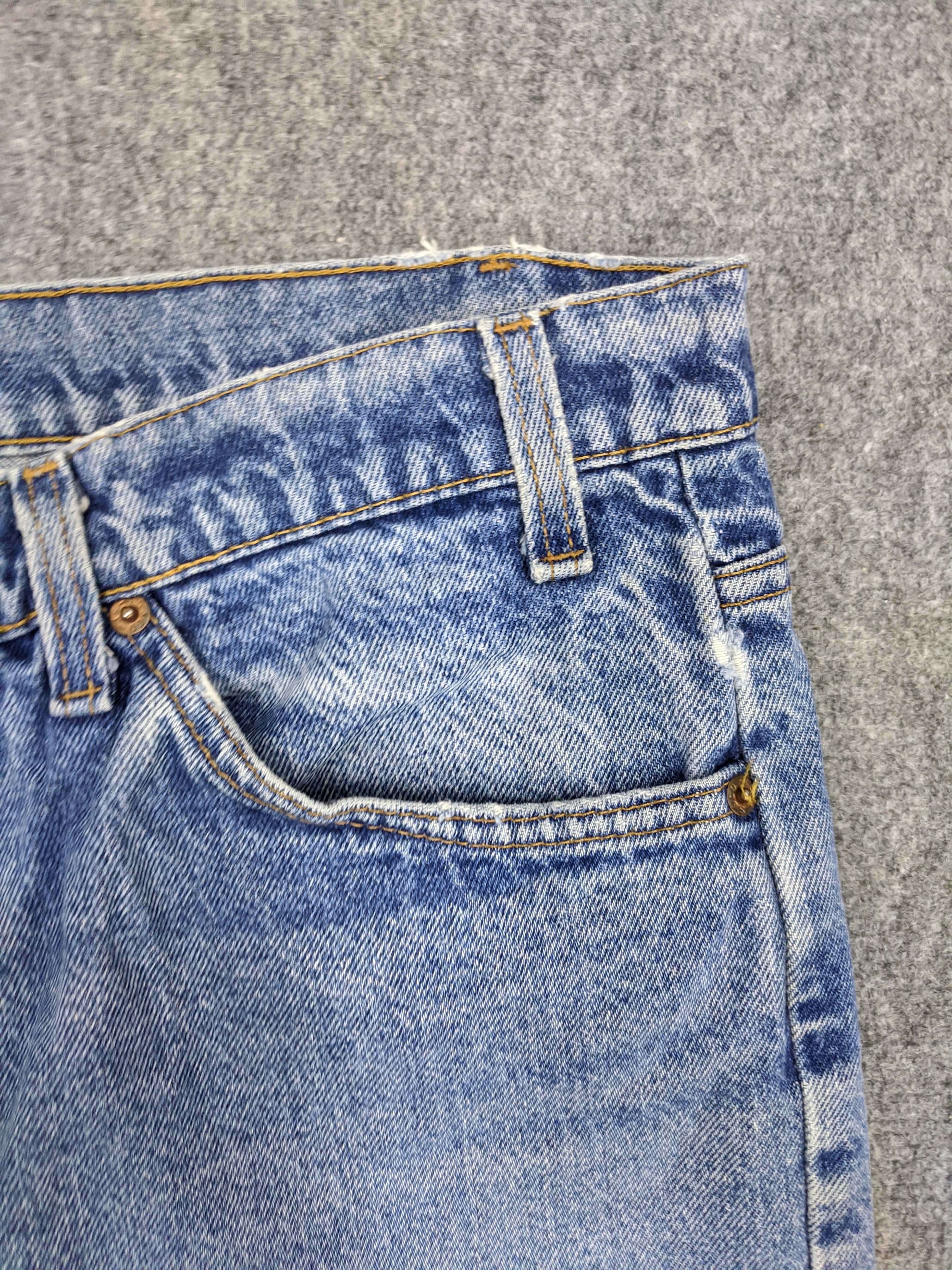 Levi's × Vintage Vintage 80s Levis 517 Orange Tab Flared Jeans DP0877 Size US 35 - 3 Thumbnail
