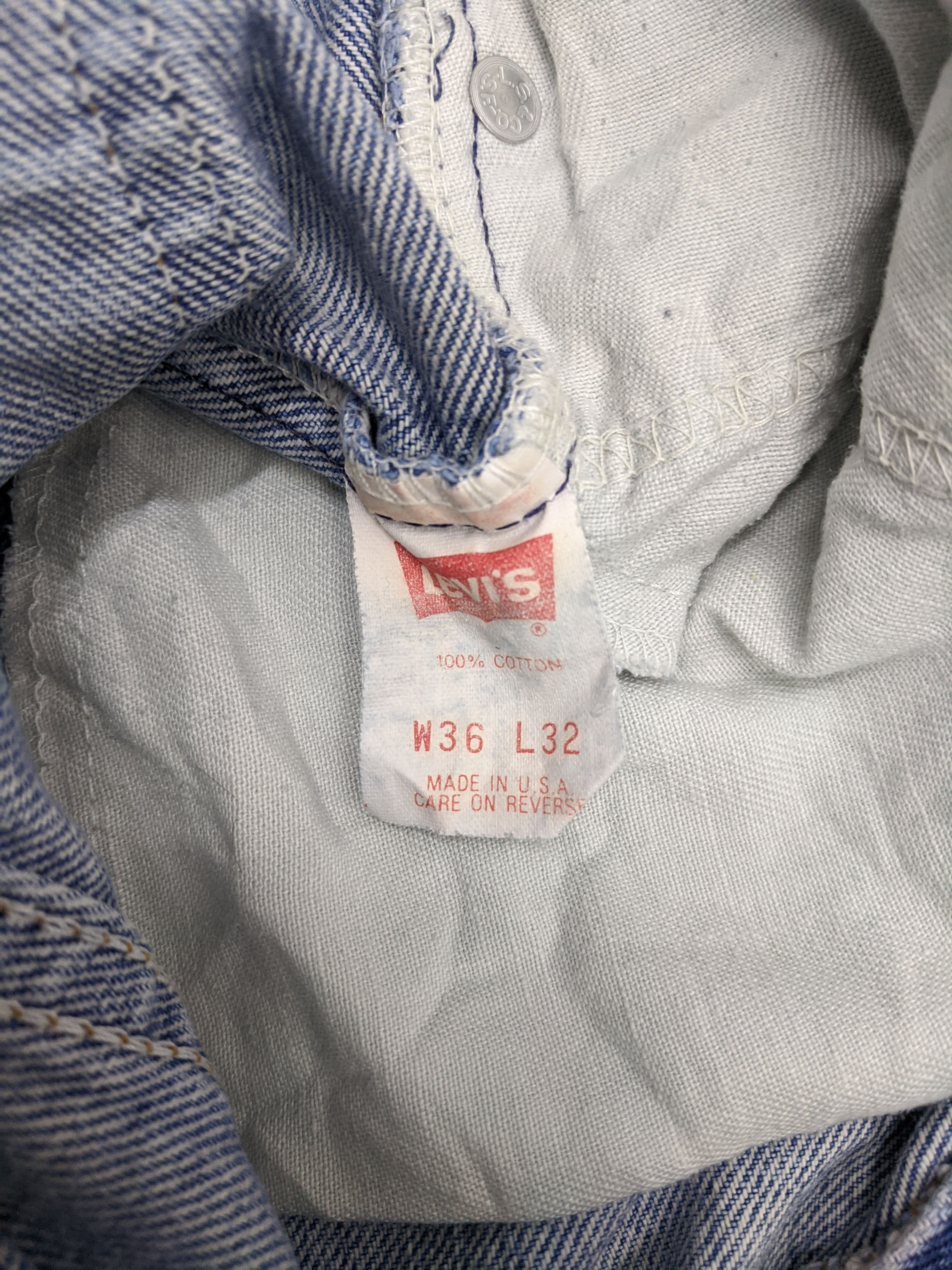 Levi's × Vintage Vintage 80s Levis 517 Orange Tab Flared Jeans DP0877 Size US 35 - 14 Thumbnail