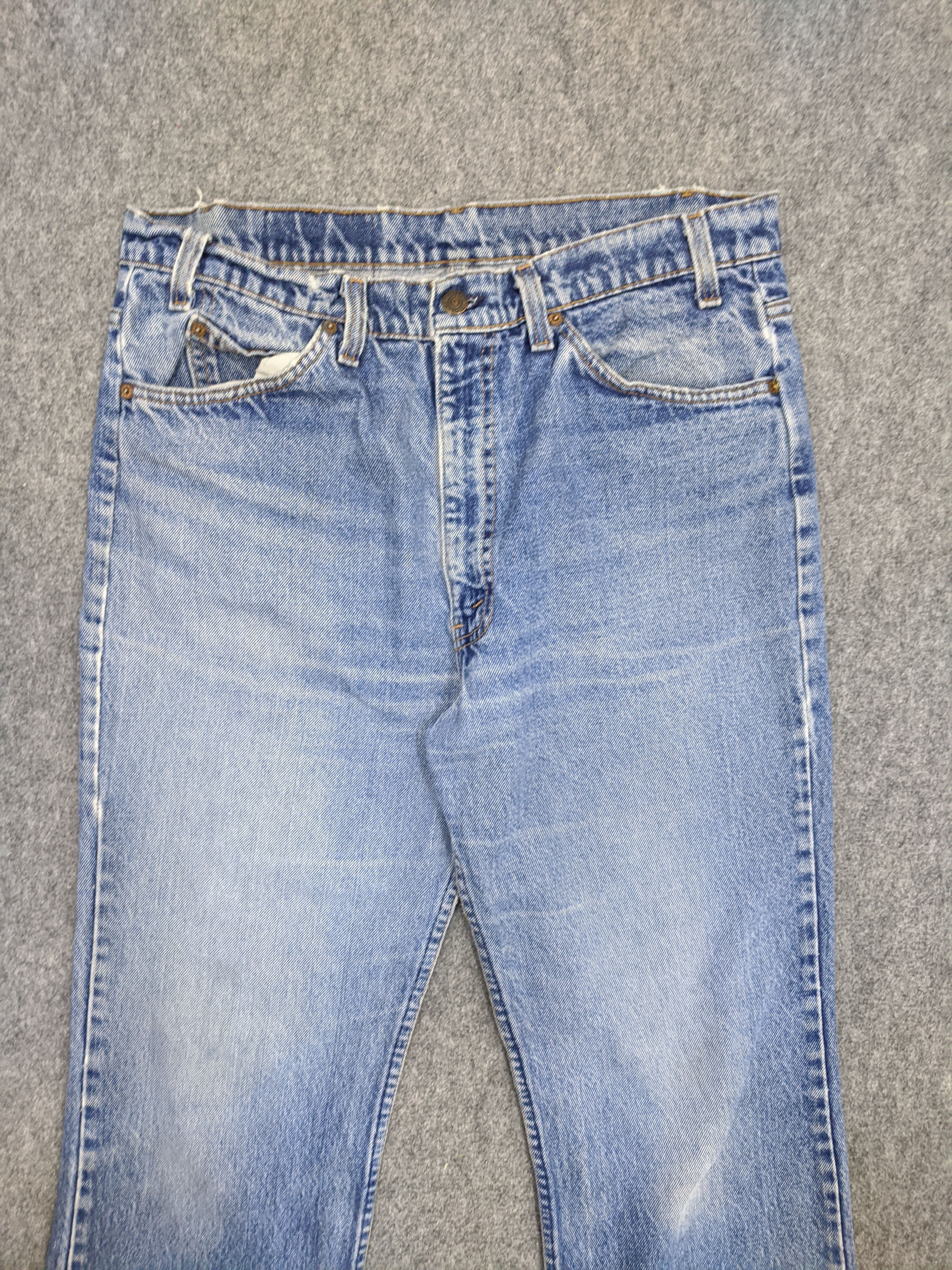 Levi's × Vintage Vintage 80s Levis 517 Orange Tab Flared Jeans DP0877 Size US 35 - 2 Thumbnail