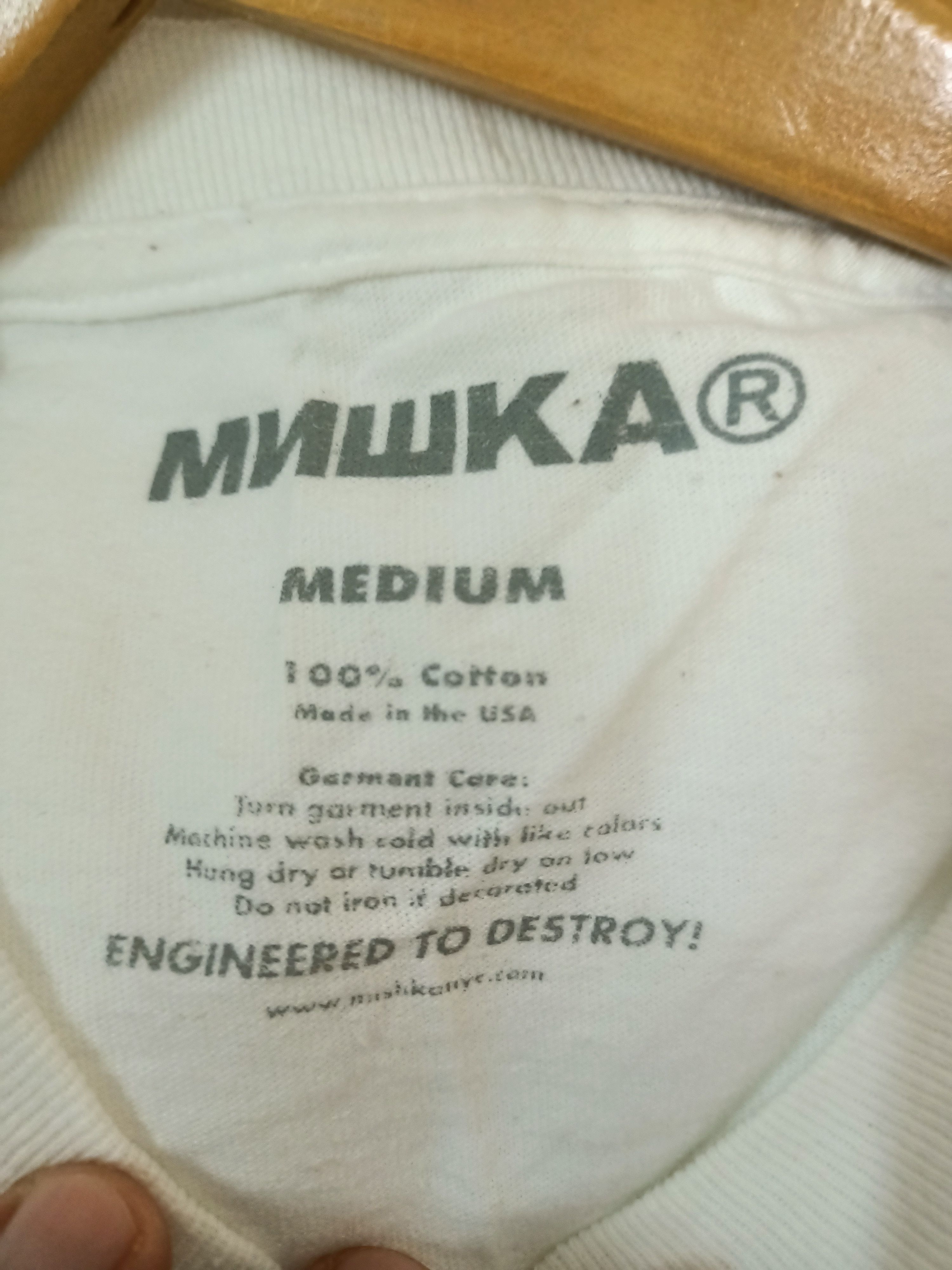 Japanese Brand Mishka MNWKA streetwear t-shirt Size US M / EU 48-50 / 2 - 4 Thumbnail