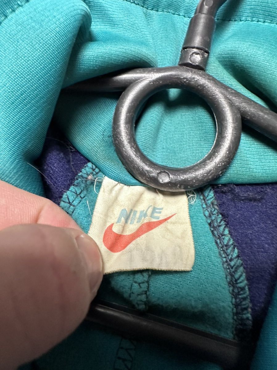 Nike × Vintage Vintage Nike track suit size L/XL logo purple/ navy Size US XL / EU 56 / 4 - 5 Thumbnail