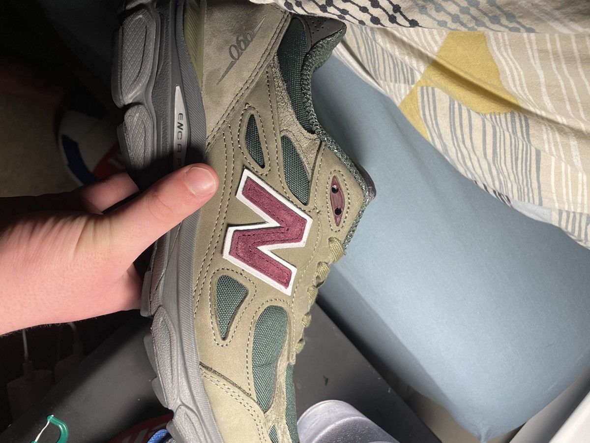 Aime Leon Dore × New Balance New balance 990v3 Teddy Santis green/purple Size US 8.5 / EU 41-42 - 5 Thumbnail