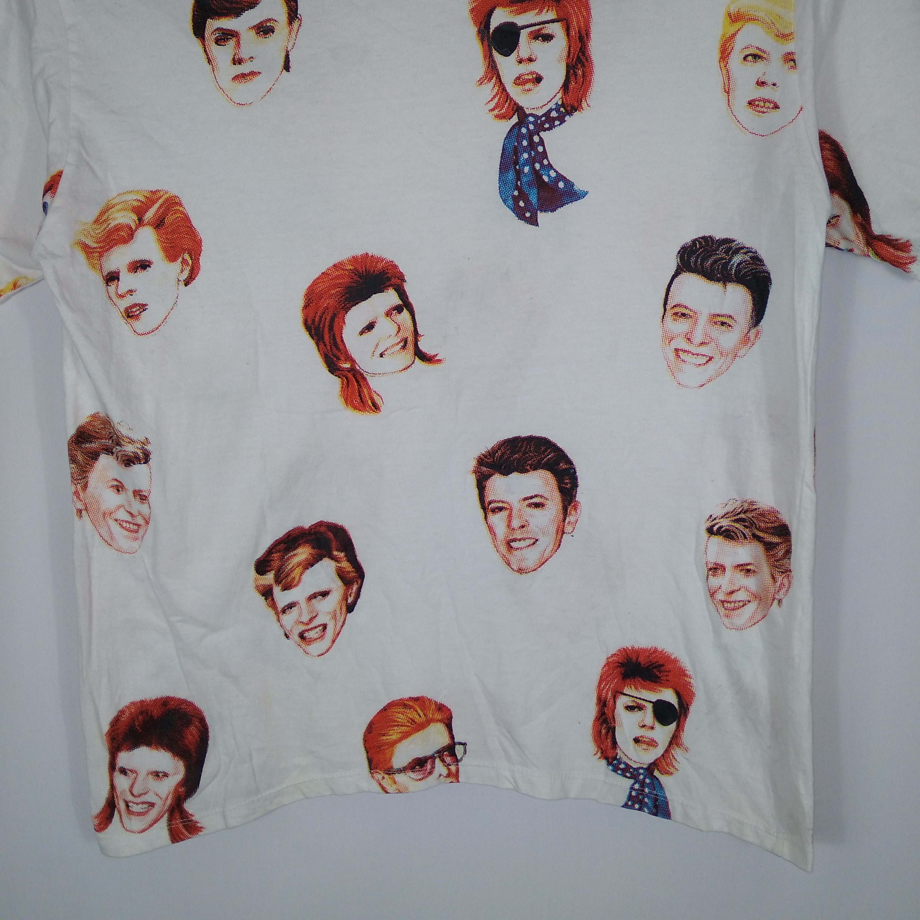 Band Tees × Vintage Vintage David Bowie AOP Pop Art Styles Tee Size US M / EU 48-50 / 2 - 3 Thumbnail