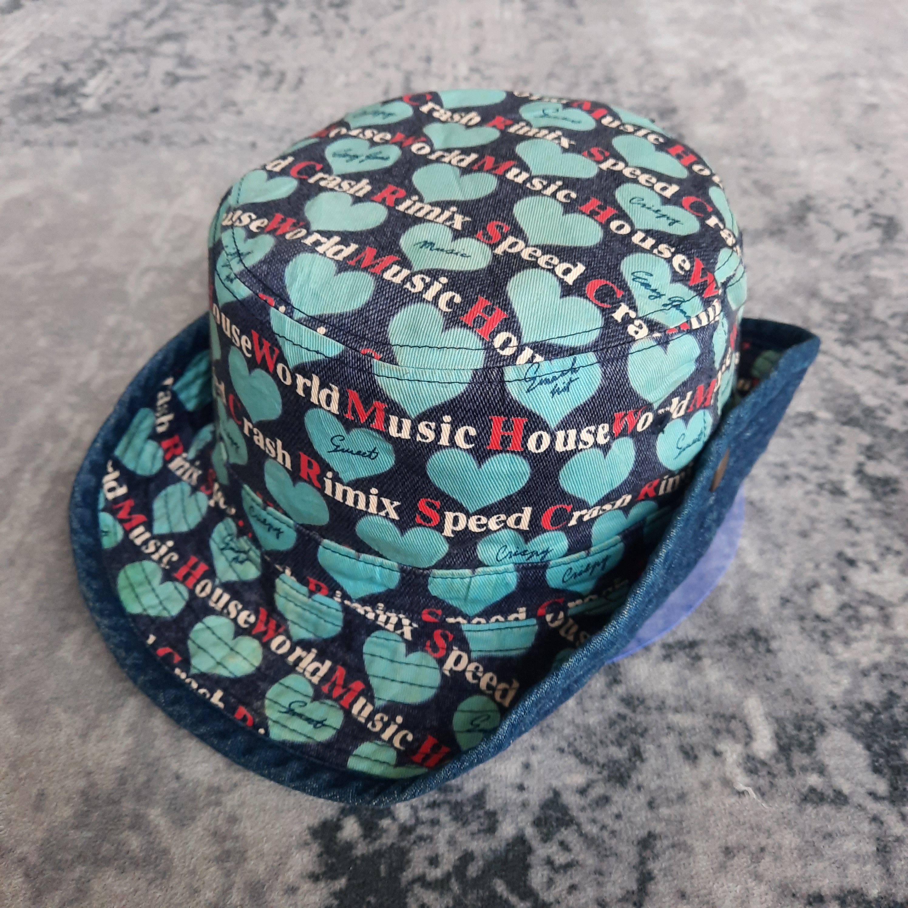 Japanese Brand 🔥Japanese brand House world music 2 away denim hat Size ONE SIZE - 3 Thumbnail