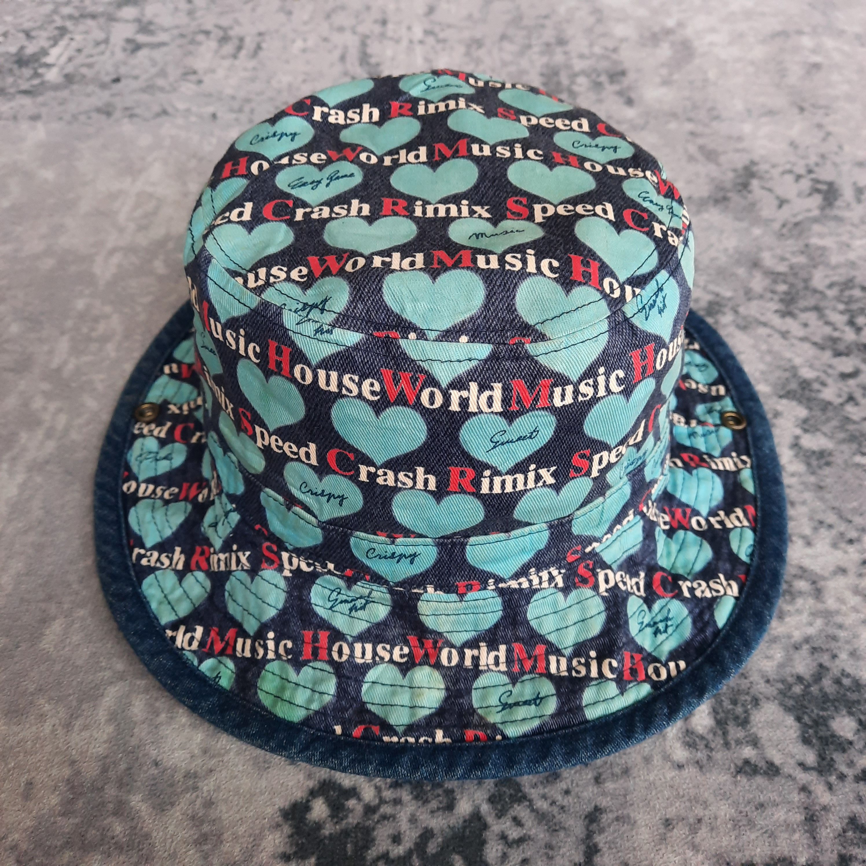 Japanese Brand 🔥Japanese brand House world music 2 away denim hat Size ONE SIZE - 5 Thumbnail