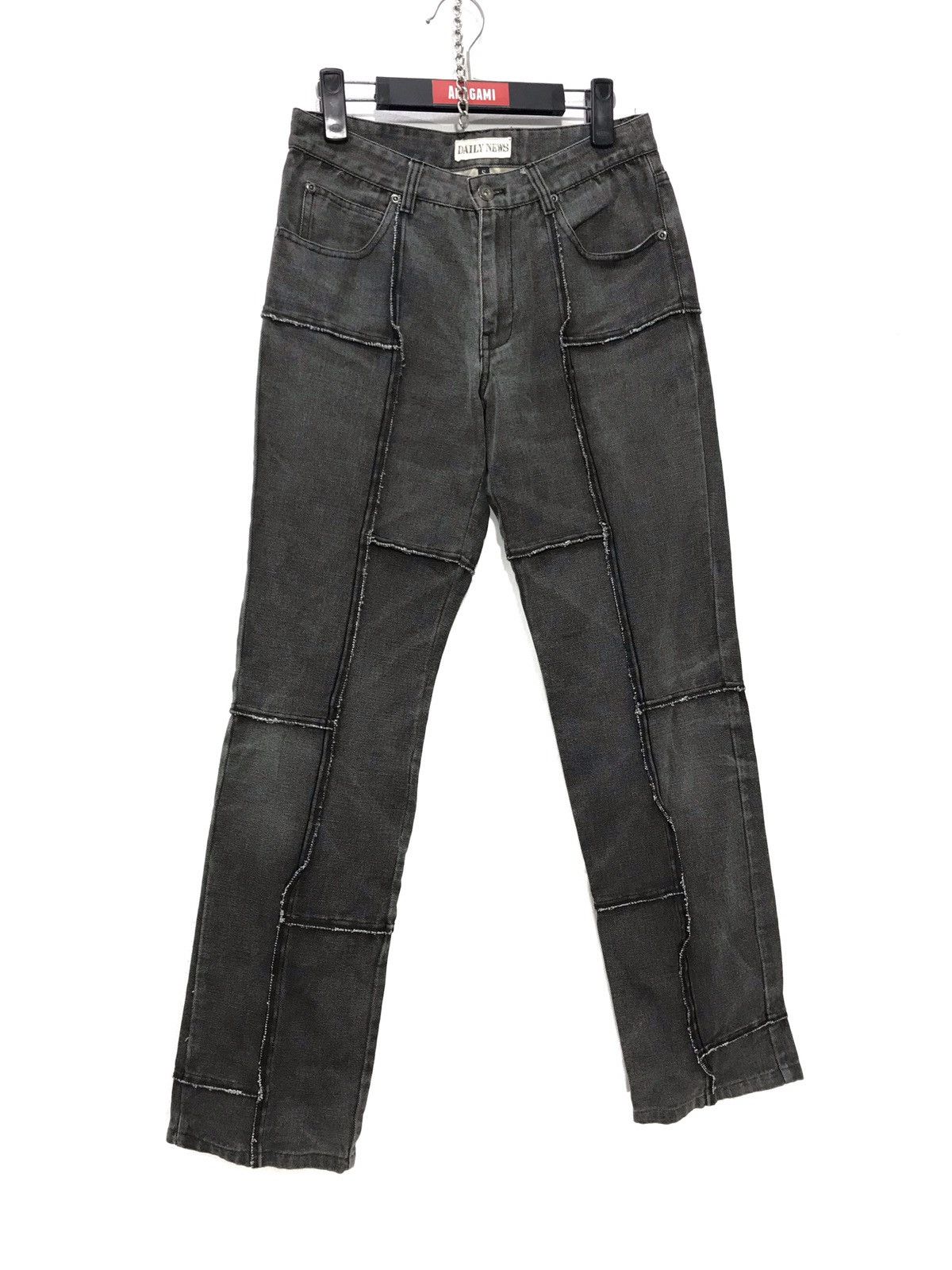 Japanese Brand Hagi Jeans Denim Daily News Regular 3🟦4 Size US 29 - 2 Thumbnail