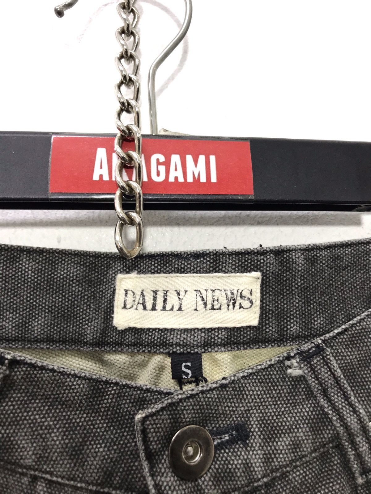 Japanese Brand Hagi Jeans Denim Daily News Regular 3🟦4 Size US 29 - 6 Thumbnail