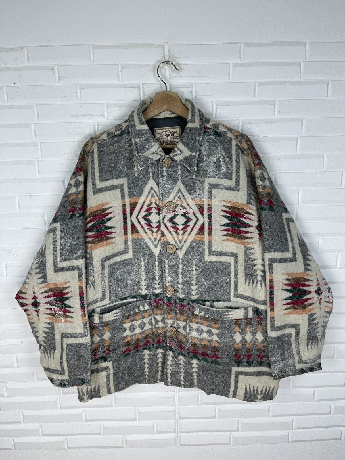 Pendleton ICONIC🔥90’s Pendleton Opening Ceremony Design CBoy Wool J Size US L / EU 52-54 / 3 - 9 Thumbnail