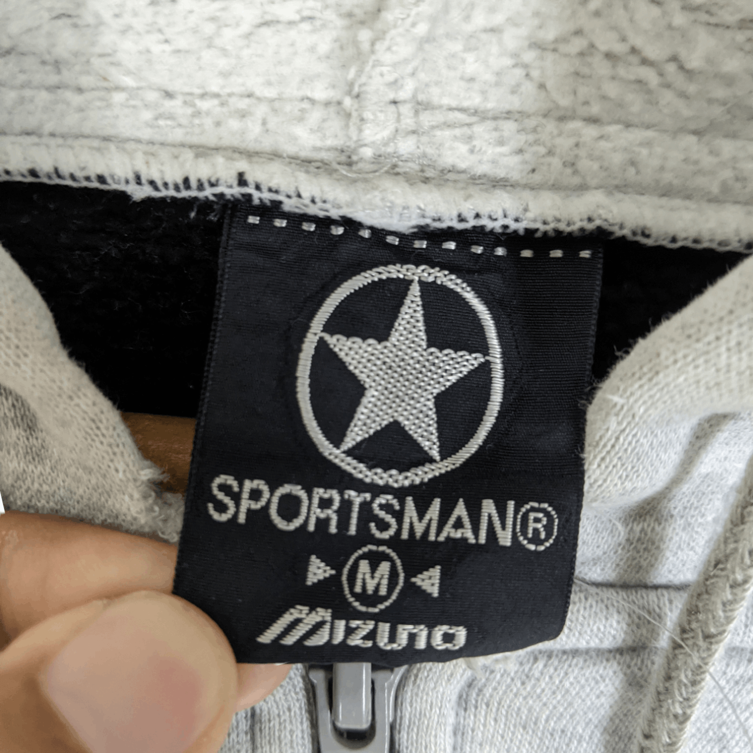 Mizuno × Vintage Vintage 90's SPORTSMAN Mizuno Hoodie Jumper Sweatshirt Size US M / EU 48-50 / 2 - 9 Thumbnail
