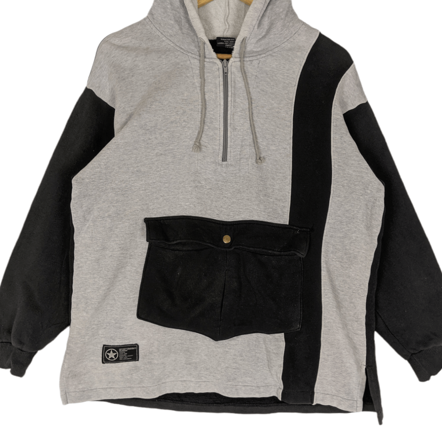 Mizuno × Vintage Vintage 90's SPORTSMAN Mizuno Hoodie Jumper Sweatshirt Size US M / EU 48-50 / 2 - 2 Thumbnail