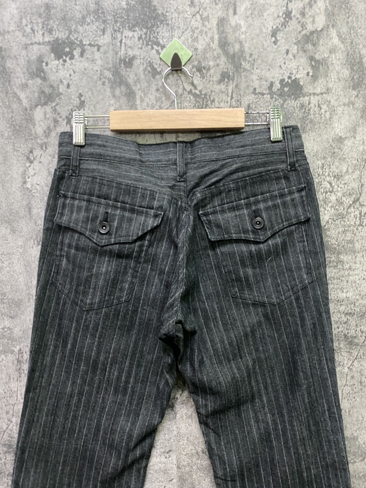 Comme Ca Ism × Japanese Brand Japanese Made COMME CA ISM Striped Pants Size US 28 / EU 44 - 11 Thumbnail