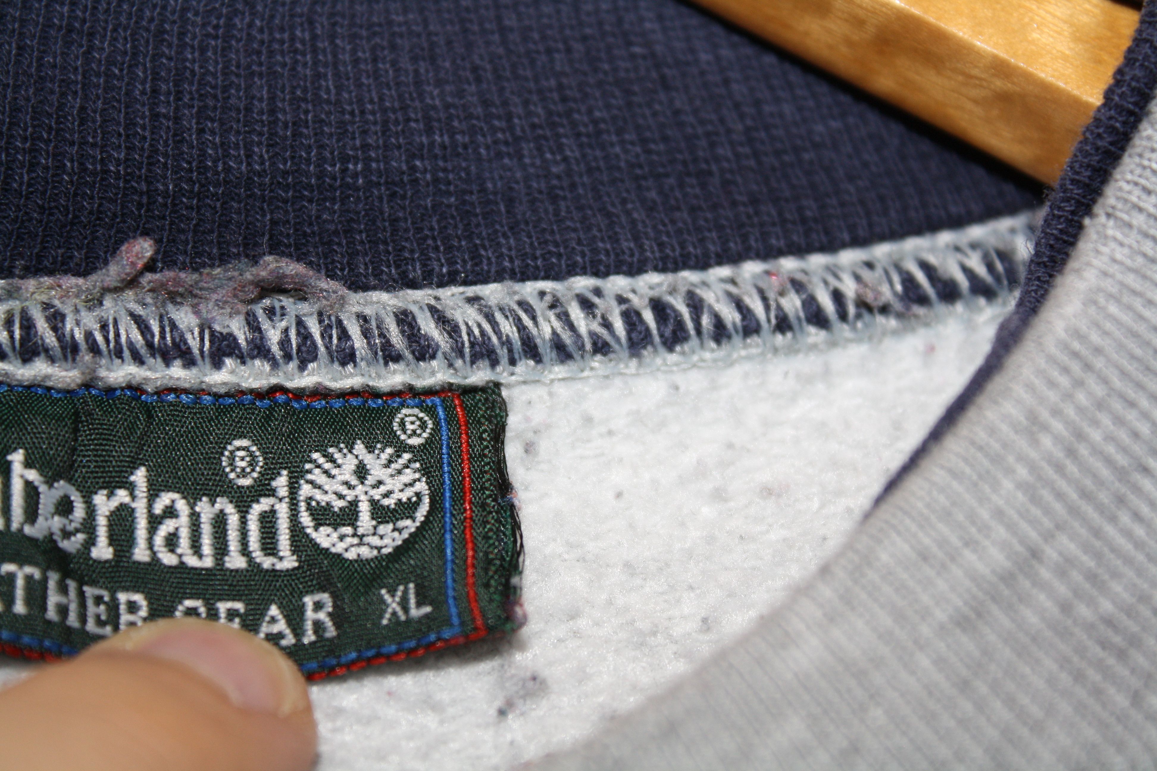 Timberland Vintage Timberland Center Logo Sweatshirt Grey Size US XL / EU 56 / 4 - 13 Thumbnail