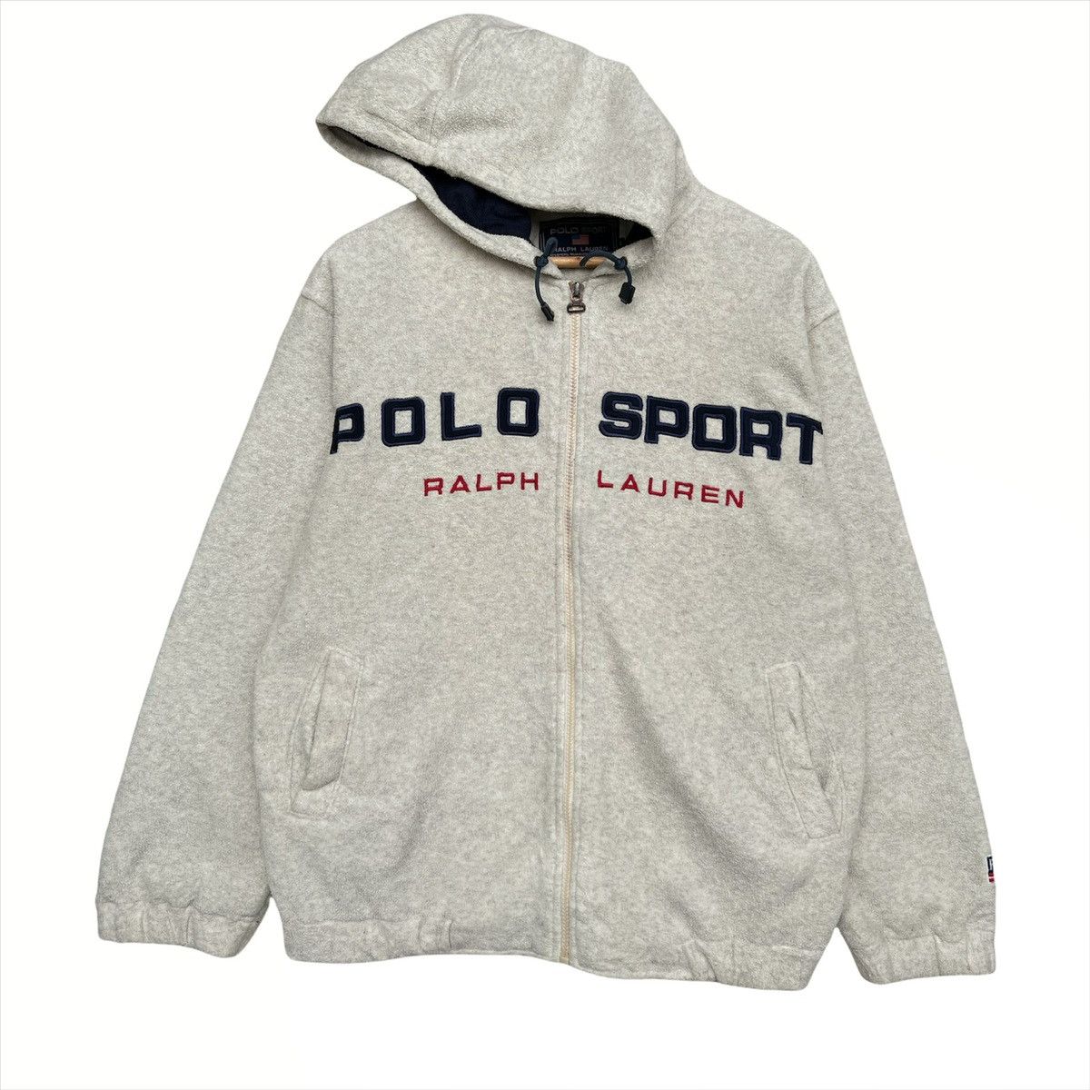 NEW Polo Ralph Lauren SKI 92 Stadium Pile Fleece Zip Up Jacket