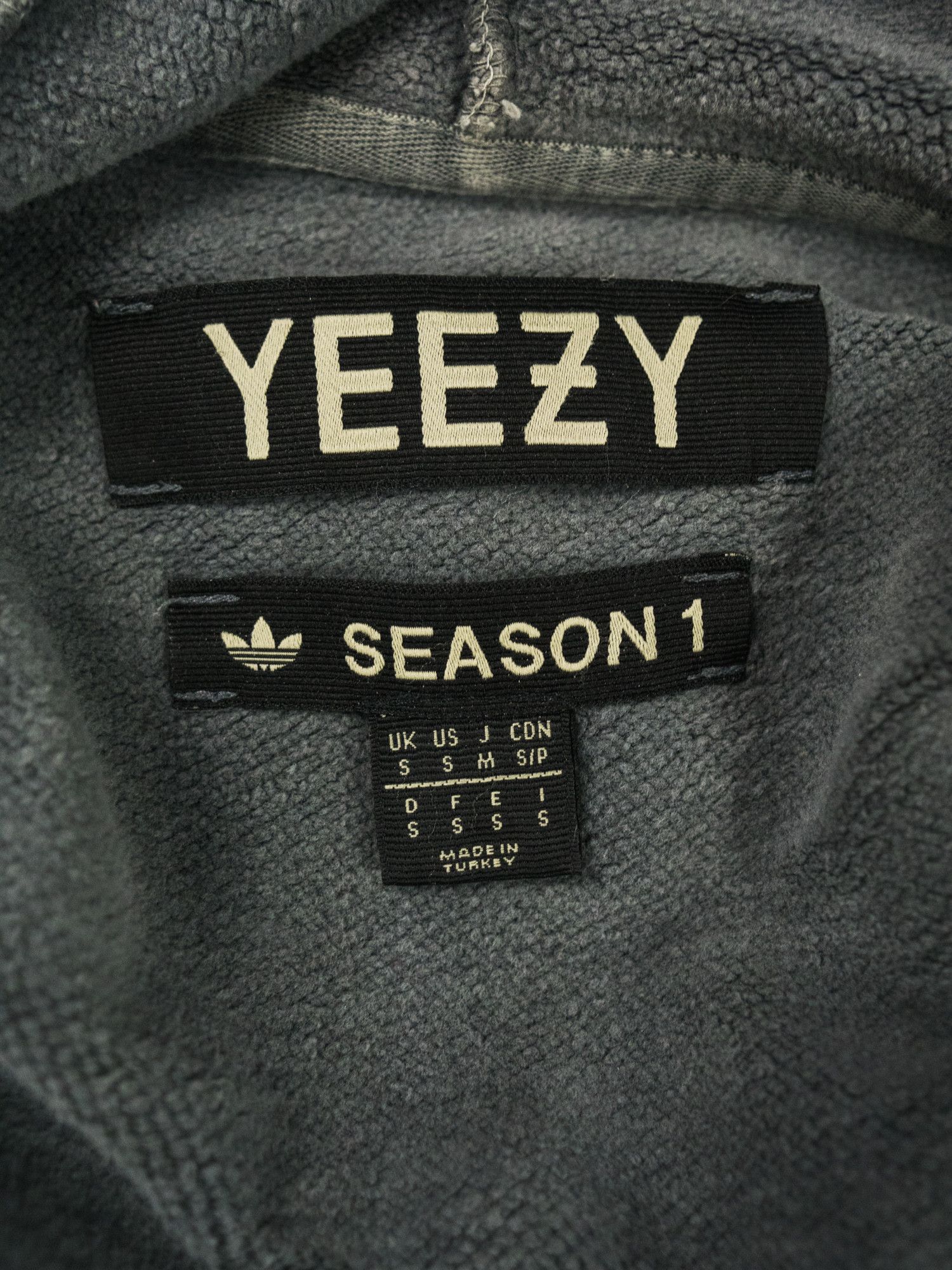 Yeezy YEEZY SEAOSN 1 HALF ZIP HOODY BASIC HOODIE GREY Adidas Size US S / EU 44-46 / 1 - 8 Thumbnail