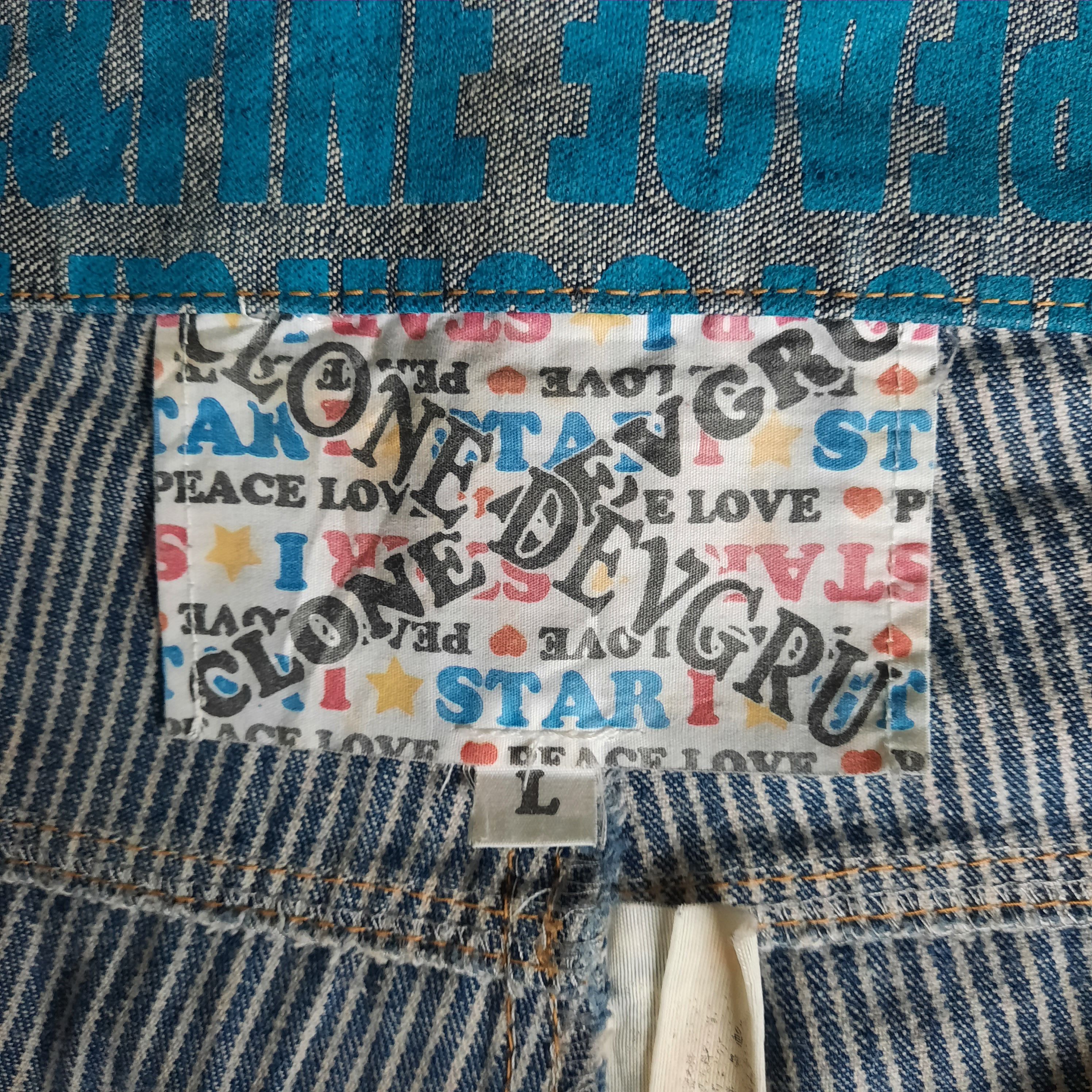 Japanese Brand 🔥clone devgru funky design hickory stripes short pants Size US 32 / EU 48 - 5 Thumbnail