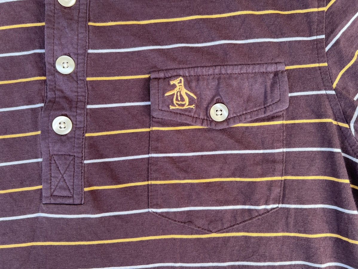 Grand Slam VINTAGE ORIGINAL PENGUIN MUNSING WEAR STRIPES POCKET POLO T Size US M / EU 48-50 / 2 - 8 Thumbnail