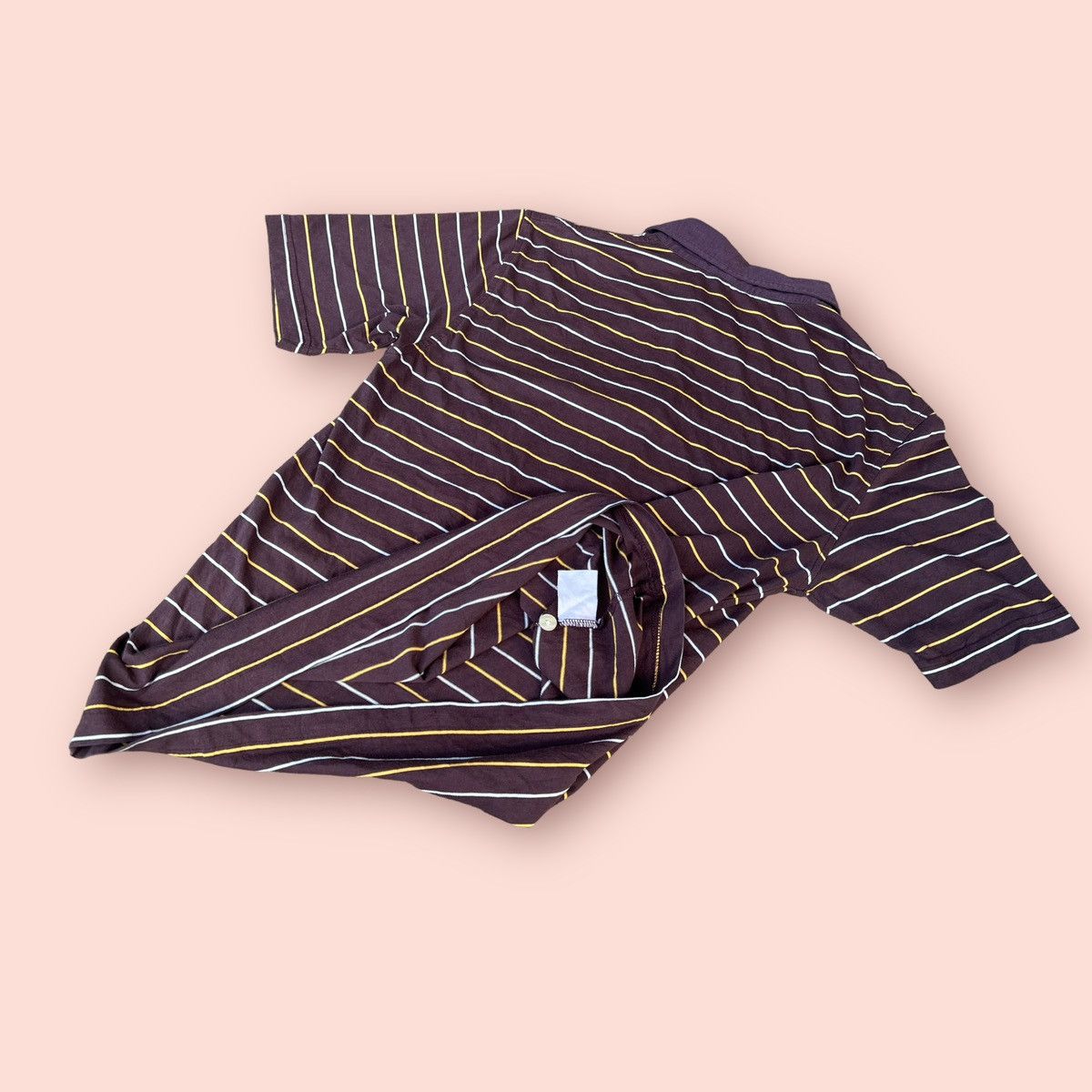 Grand Slam VINTAGE ORIGINAL PENGUIN MUNSING WEAR STRIPES POCKET POLO T Size US M / EU 48-50 / 2 - 6 Thumbnail