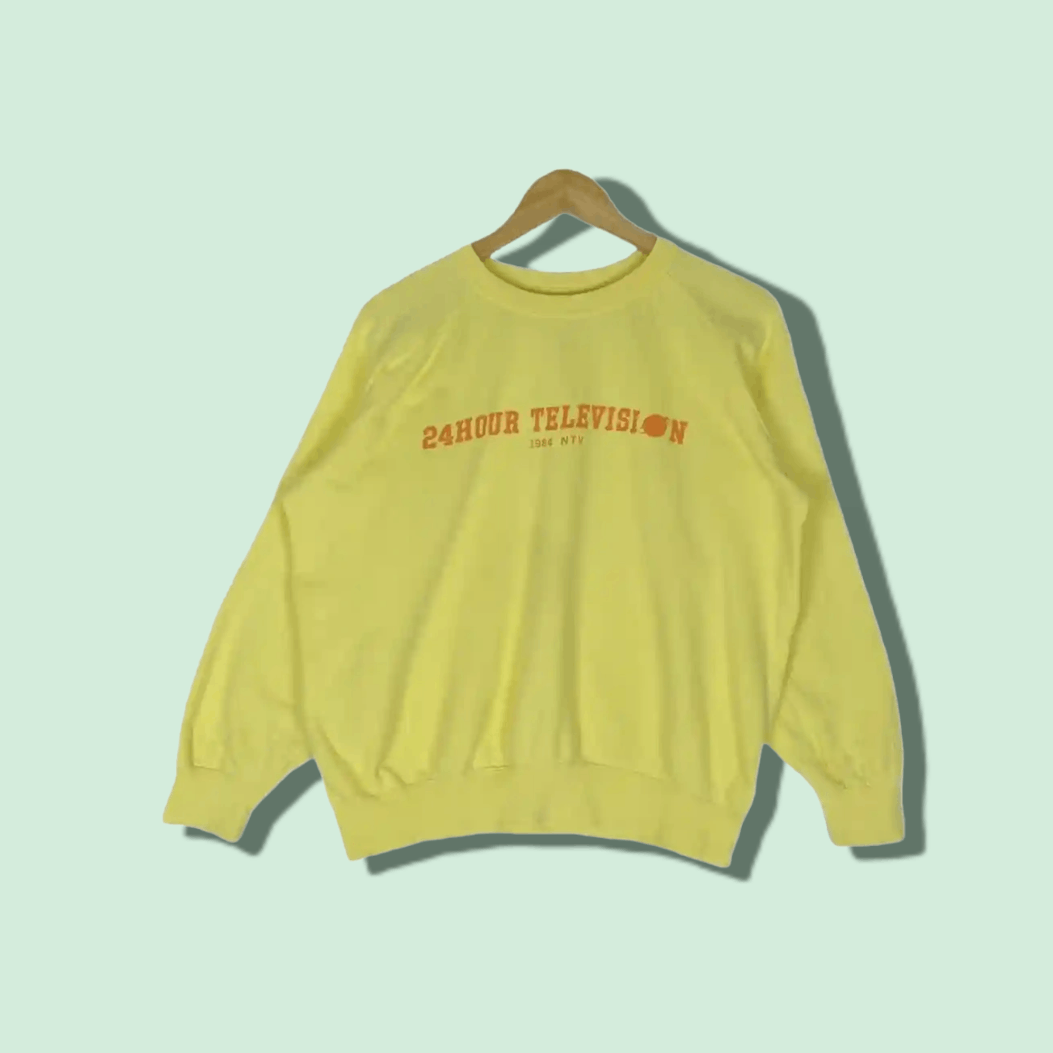 Japanese Brand 24 HOUR TELEVISION 1984 NTV Crewneck Jumper Sweatshirt Size US M / EU 48-50 / 2 - 1 Thumbnail