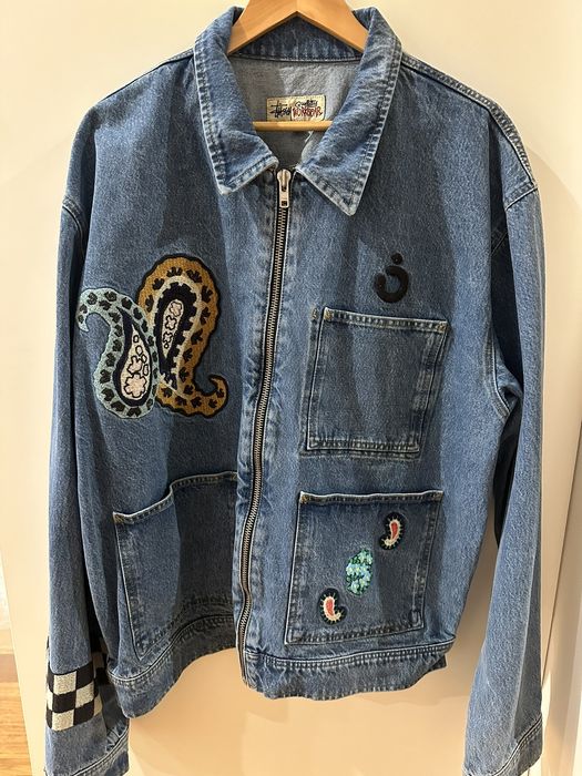 Stussy NOMA t.d X STUSSY Denim Zip Jacket | Grailed