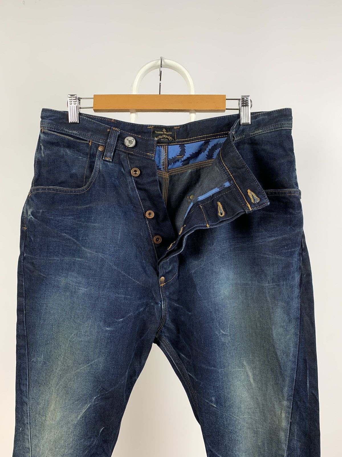 Vintage Vintage Vivienne Westwood Anglomania Denim Jeans Pants Size US 32 / EU 48 - 17 Thumbnail