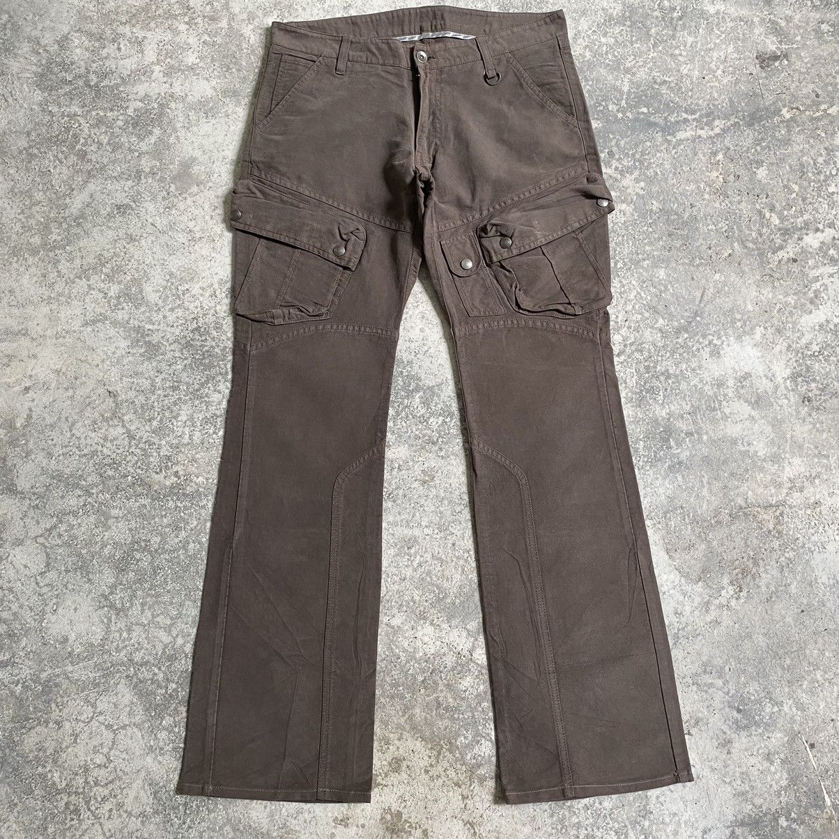 Designer × Japanese Brand Custom Culture Japan Flared Leg Cargo Pants Size US 32 / EU 48 - 3 Thumbnail