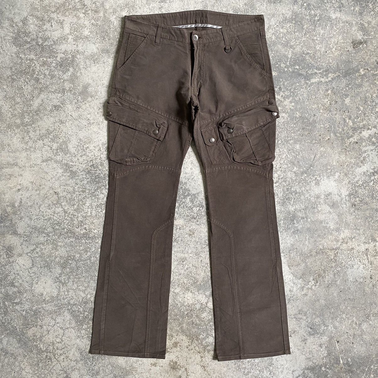 Designer × Japanese Brand Custom Culture Japan Flared Leg Cargo Pants Size US 32 / EU 48 - 1 Thumbnail