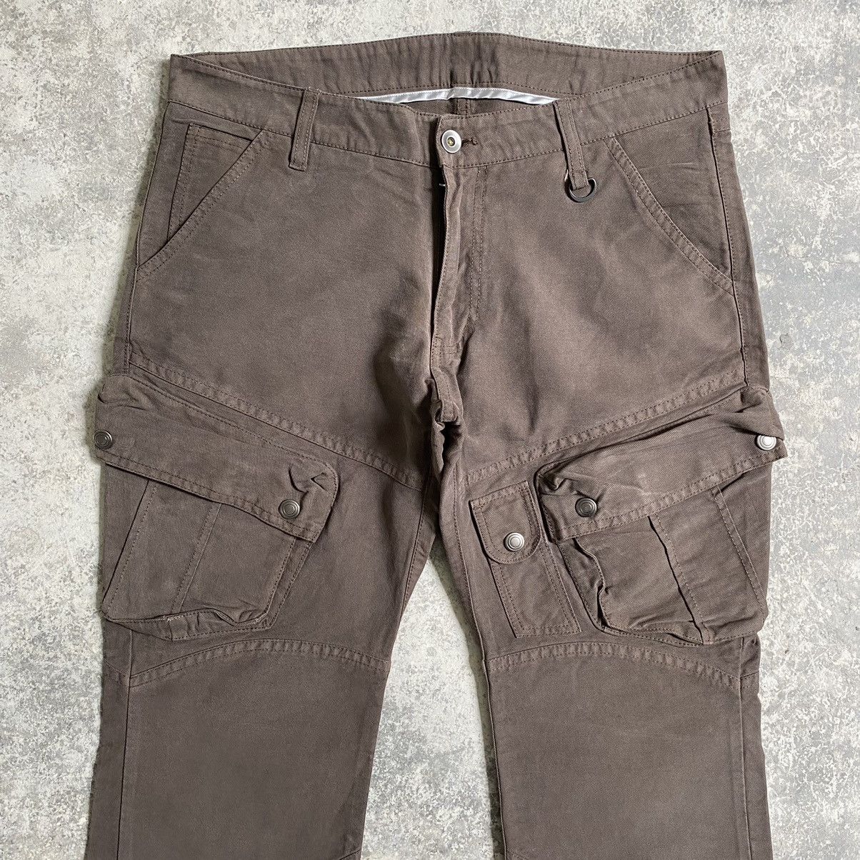 Designer × Japanese Brand Custom Culture Japan Flared Leg Cargo Pants Size US 32 / EU 48 - 5 Thumbnail