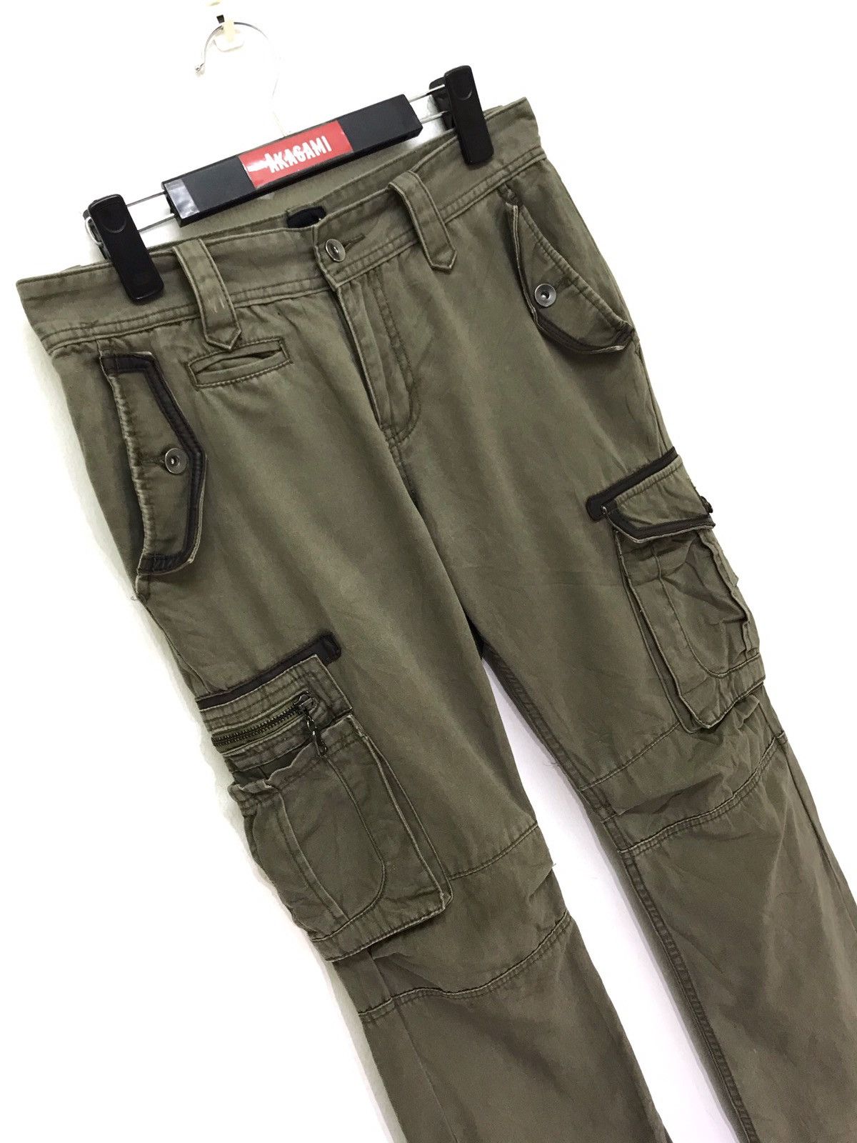 Japanese Brand Jackrose Cargo Pant Leather Parts Size US 29 - 1 Thumbnail