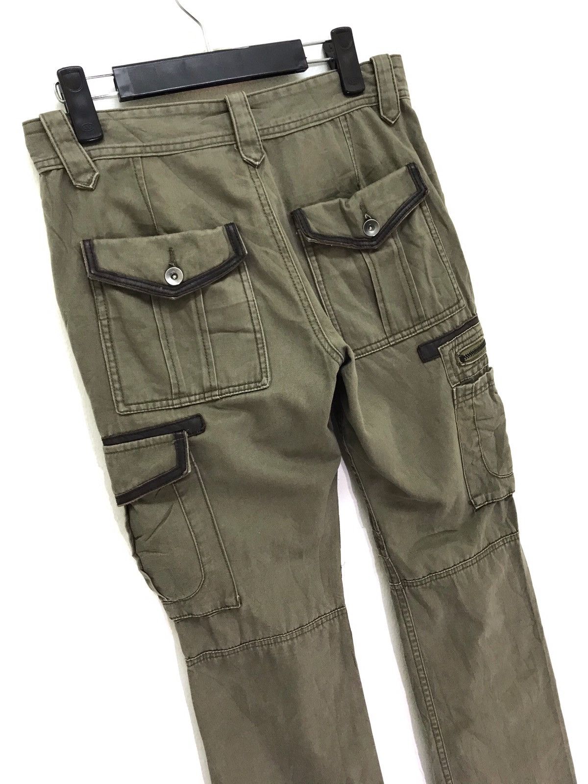 Japanese Brand Jackrose Cargo Pant Leather Parts Size US 29 - 6 Thumbnail