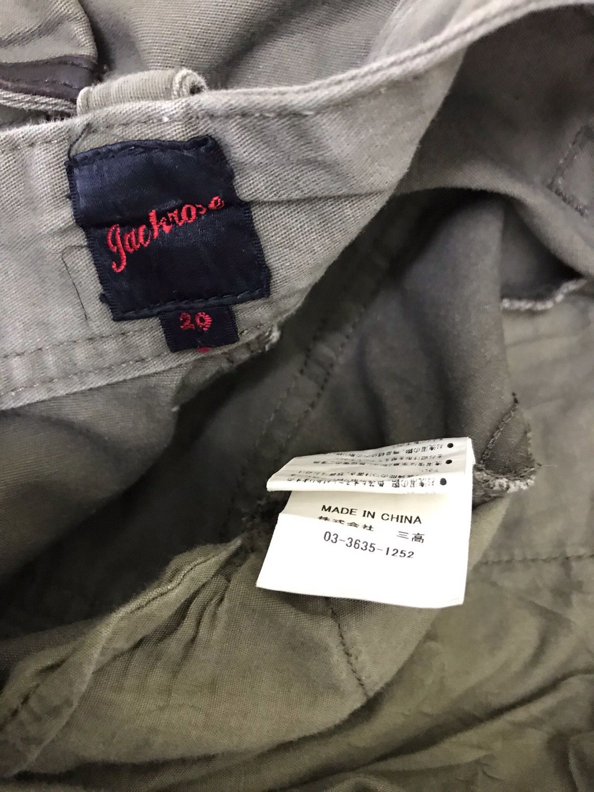 Japanese Brand Jackrose Cargo Pant Leather Parts Size US 29 - 7 Thumbnail