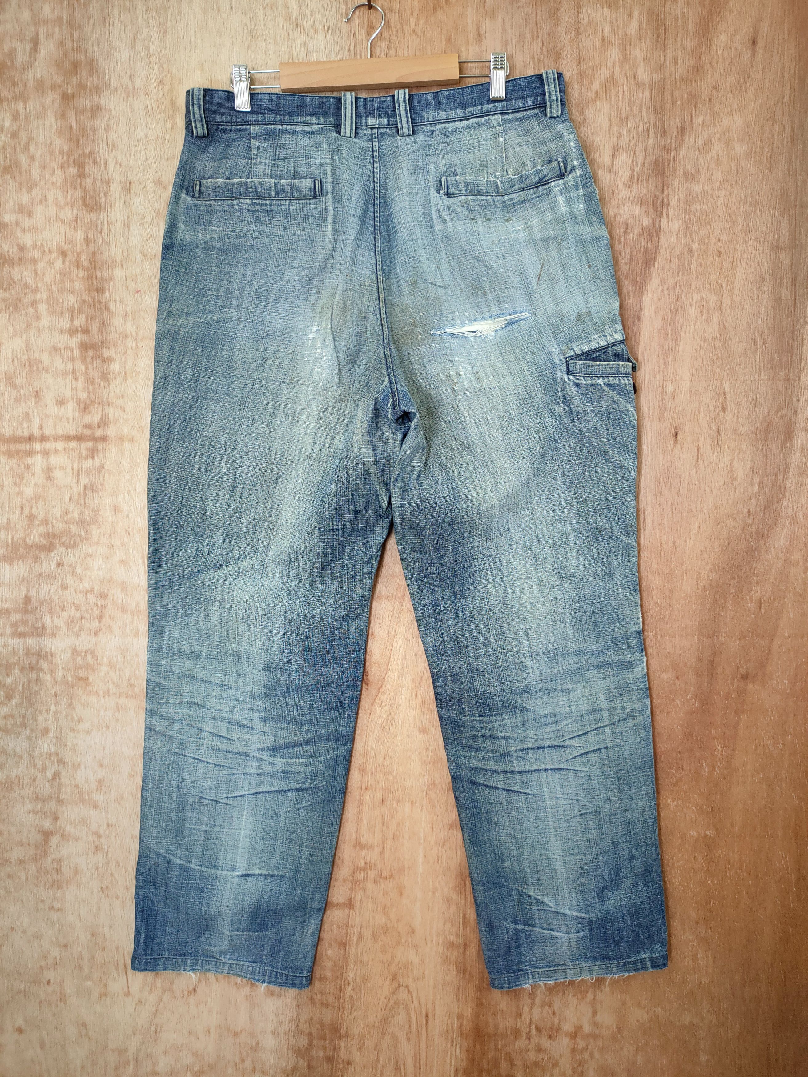 Japanese Brand DLL kizuki Kazutaka kato distressed denim vtg japan #46-420 Size US 34 / EU 50 - 9 Thumbnail