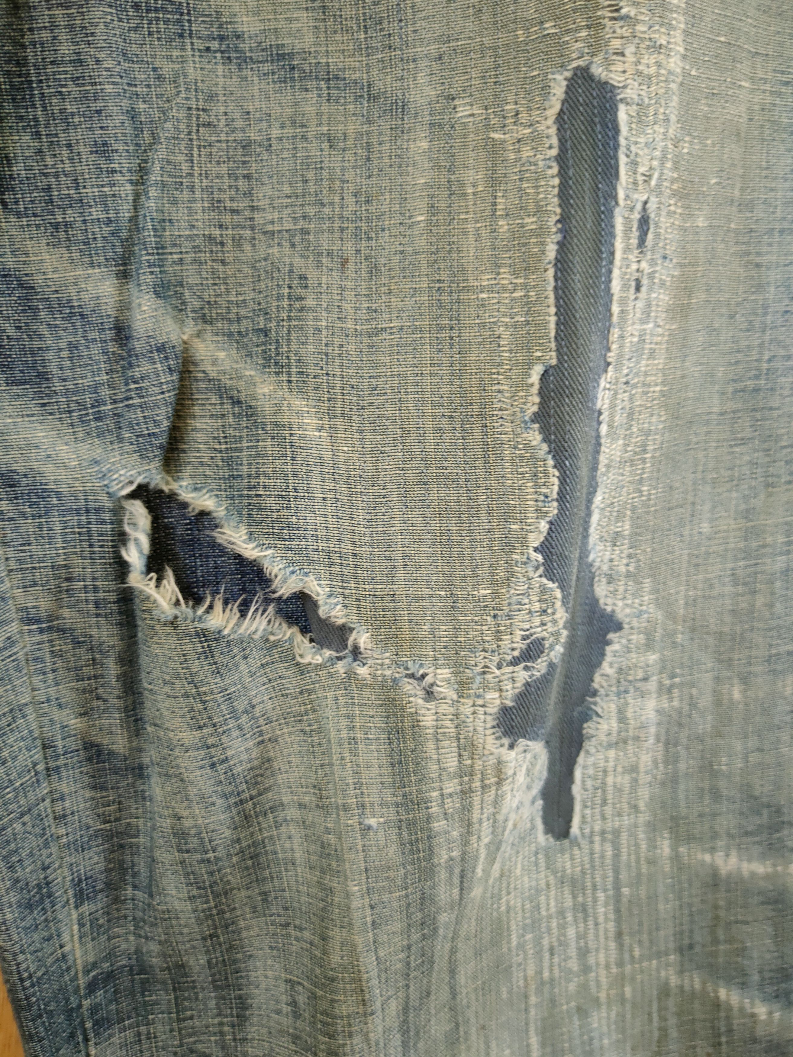 Japanese Brand DLL kizuki Kazutaka kato distressed denim vtg japan #46-420 Size US 34 / EU 50 - 5 Thumbnail