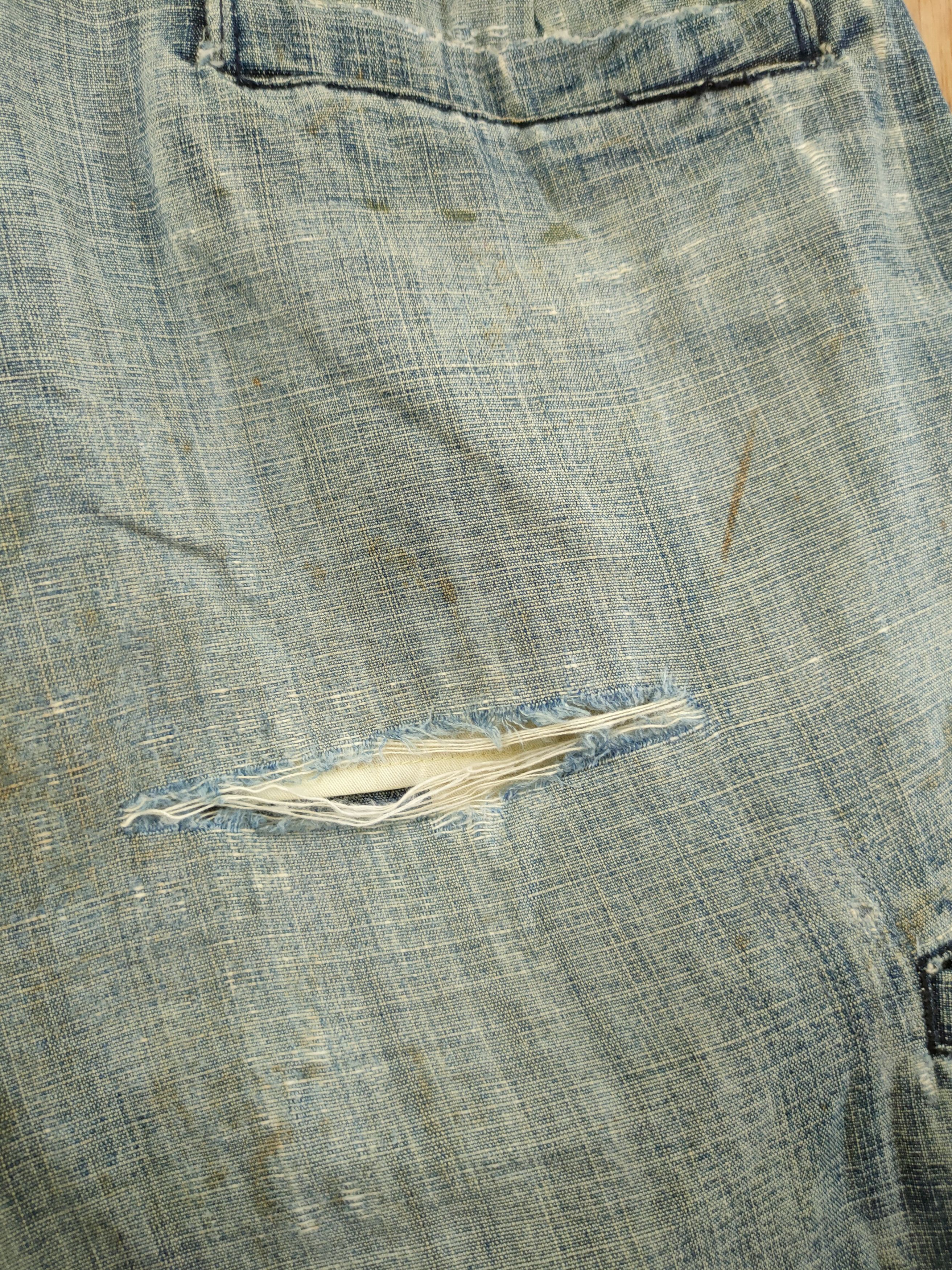 Japanese Brand DLL kizuki Kazutaka kato distressed denim vtg japan #46-420 Size US 34 / EU 50 - 12 Thumbnail