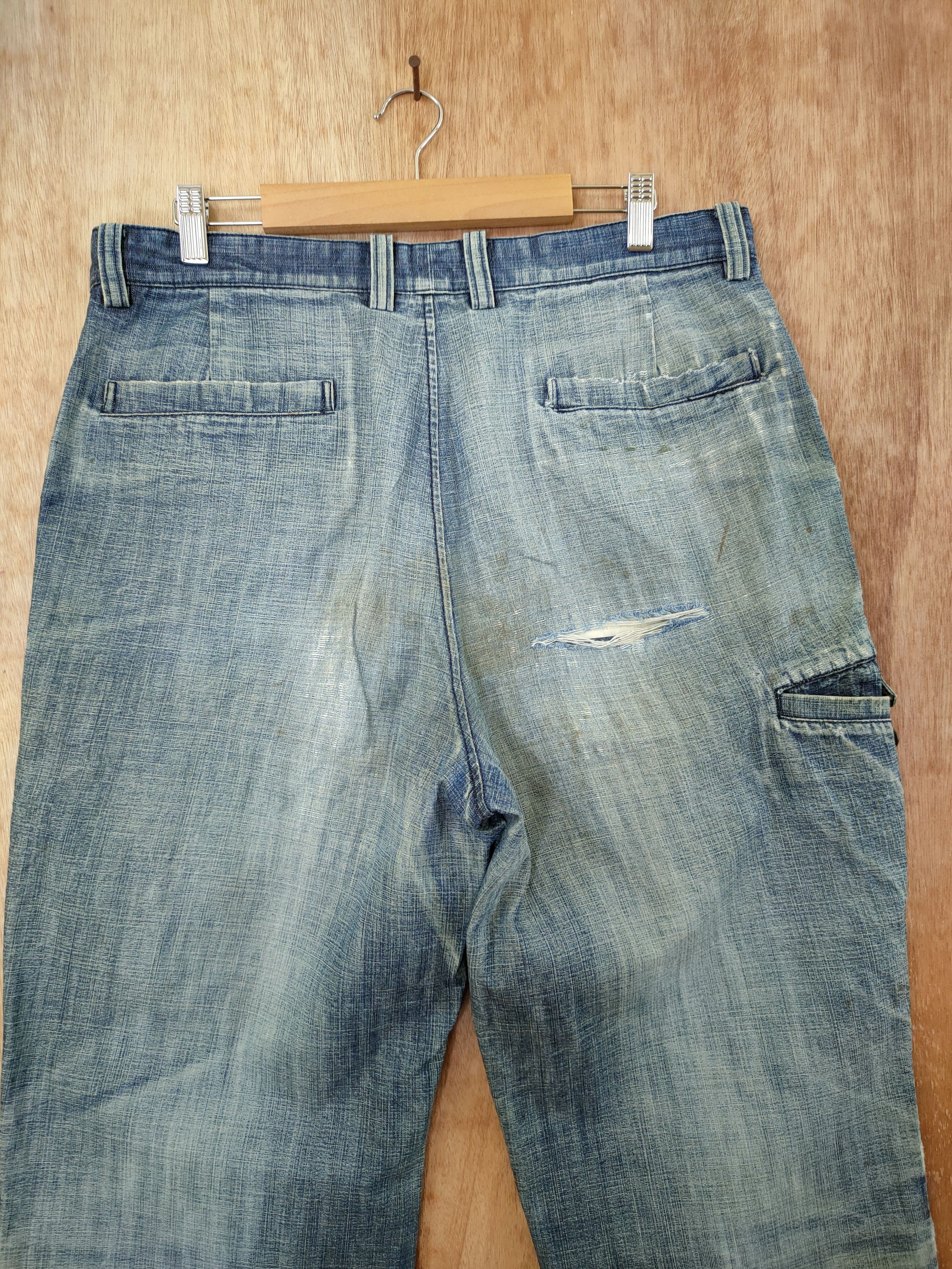 Japanese Brand DLL kizuki Kazutaka kato distressed denim vtg japan #46-420 Size US 34 / EU 50 - 11 Thumbnail