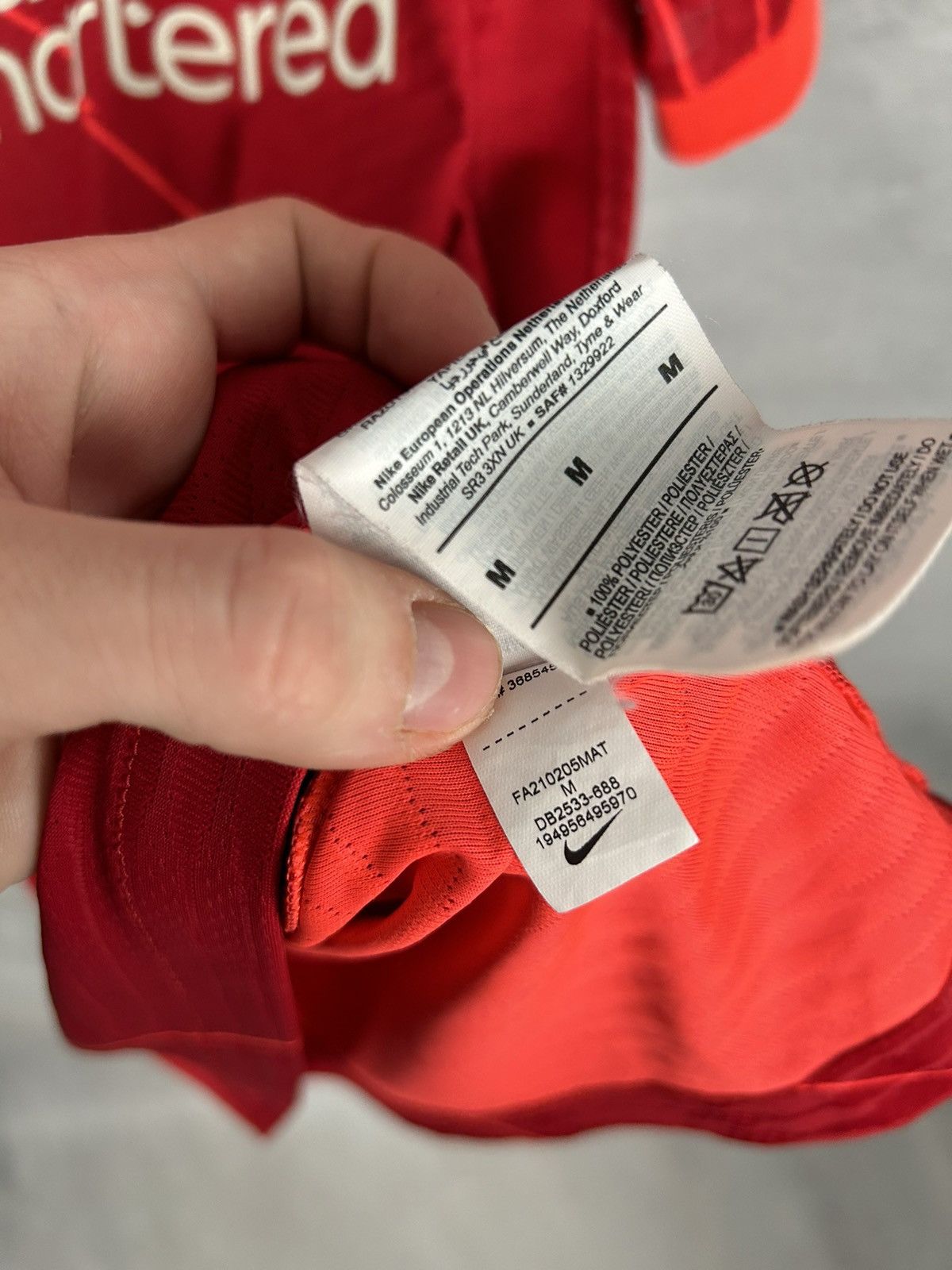 Nike Liverpool FC 2020/2021 Soccer Jersey Football Size US M / EU 48-50 / 2 - 10 Thumbnail
