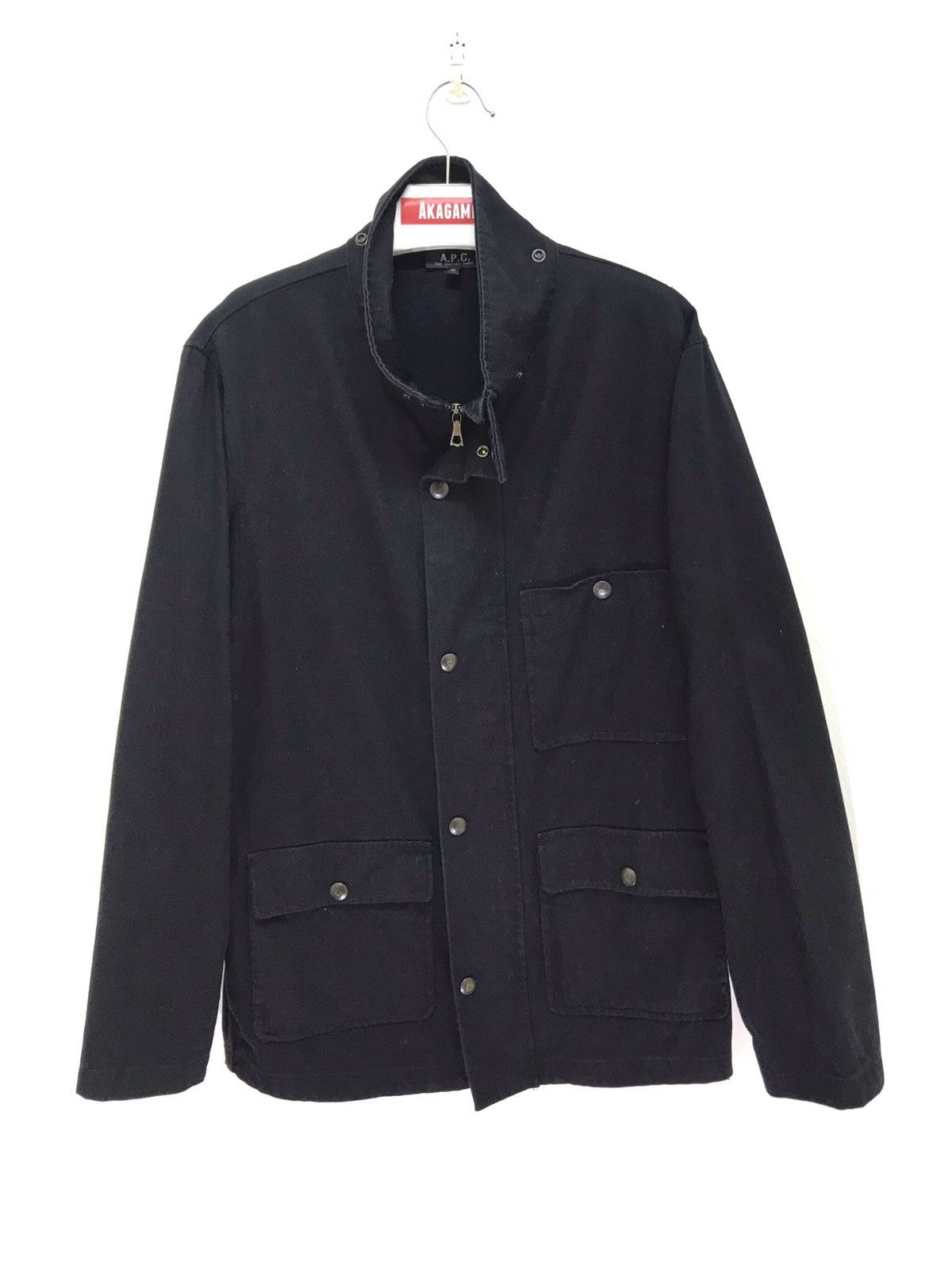 image of A P C Field Jacket Black, Men's (Size Medium)