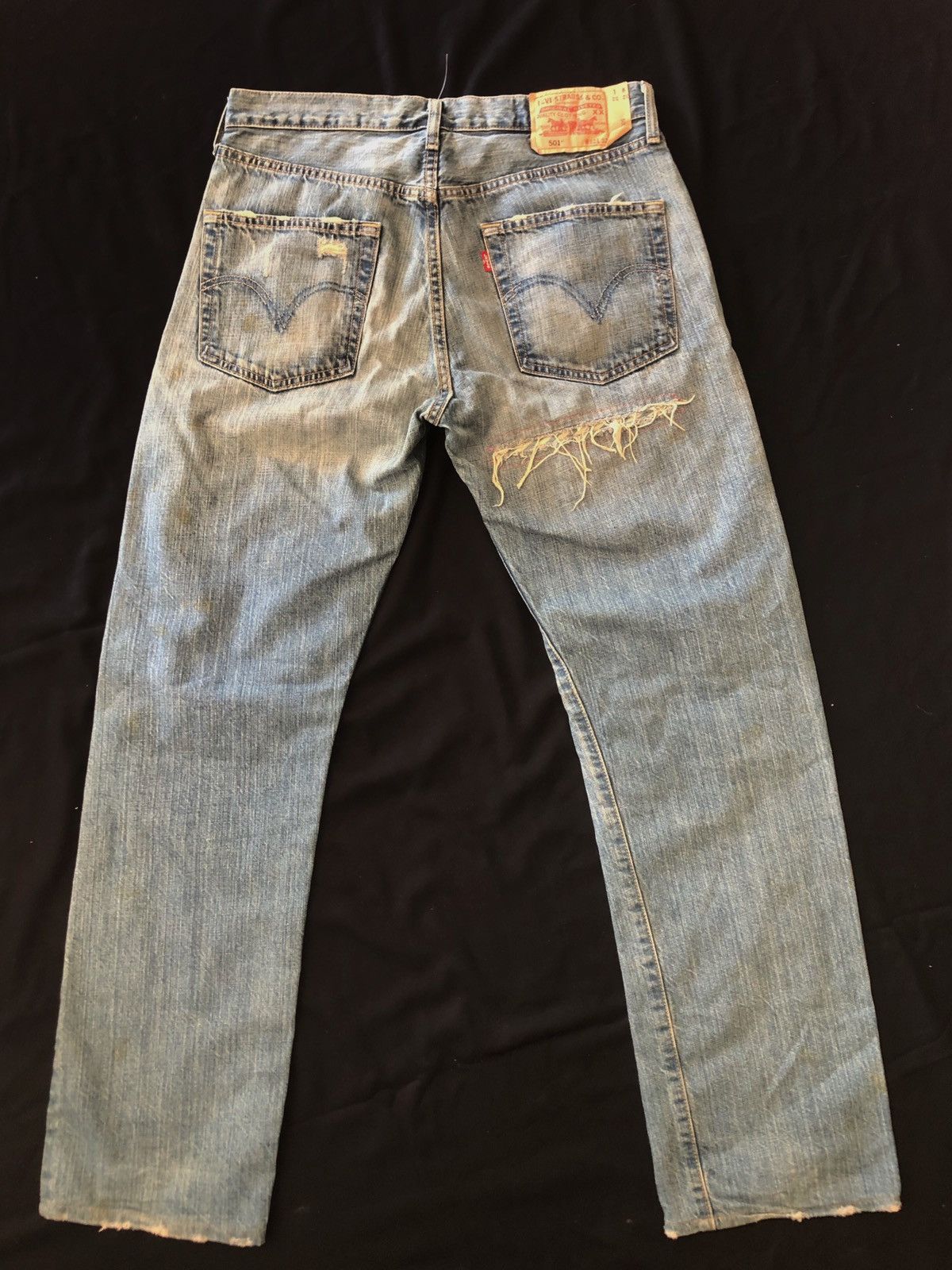Levi's Vintage Clothing ‼️NEED OFFER NOW🚀Distressed Levi’s 501 Kurt Cobain Style Size US 31 - 2 Thumbnail