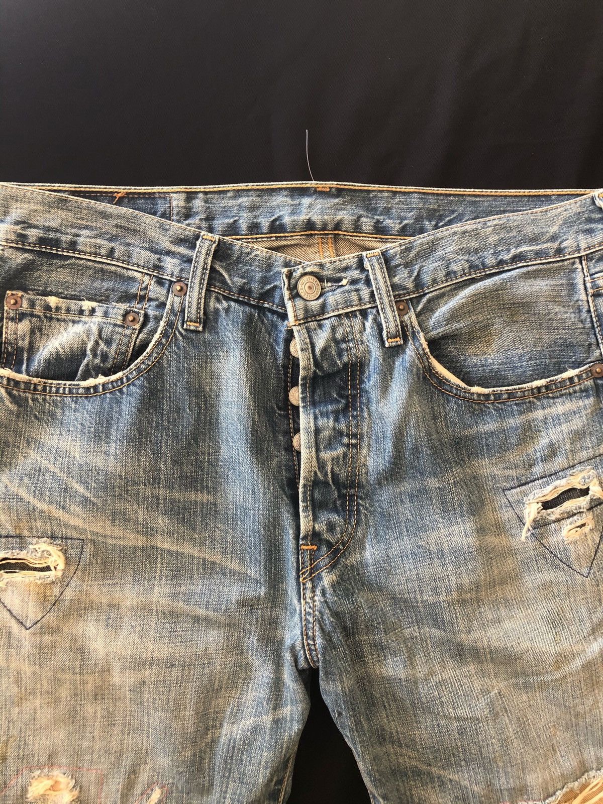 Levi's Vintage Clothing ‼️NEED OFFER NOW🚀Distressed Levi’s 501 Kurt Cobain Style Size US 31 - 4 Thumbnail