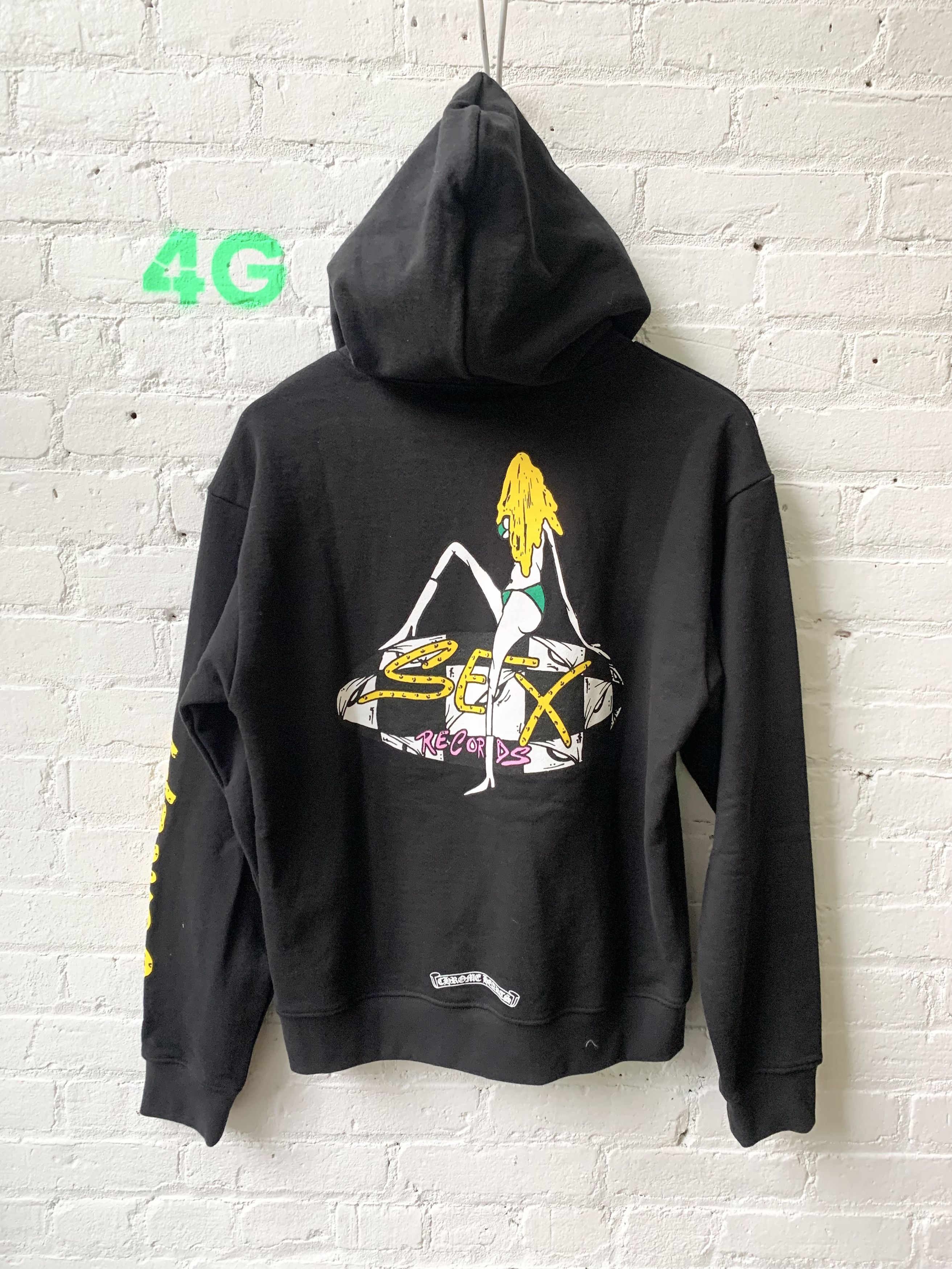 【Chrome Hearts x Matty Boy】Sex Records Concept Hoodie Chrome Hearts Matty Boy Sex Records Hoodie Citrus Men's - US