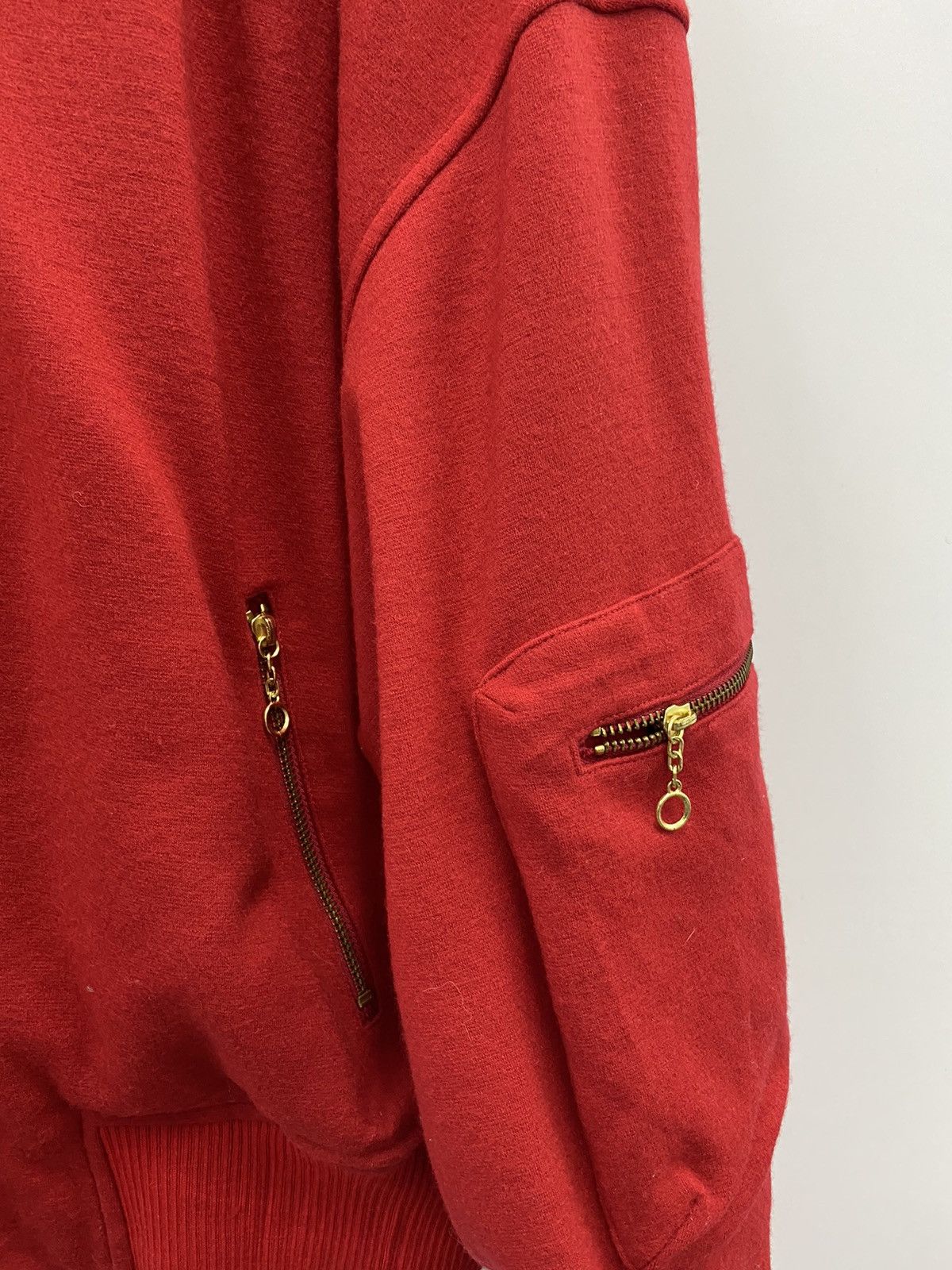 image of Italian Designers x Valentino Vintage Valentino Garavani Wool Jacket Seditionaries Style in Red (Si