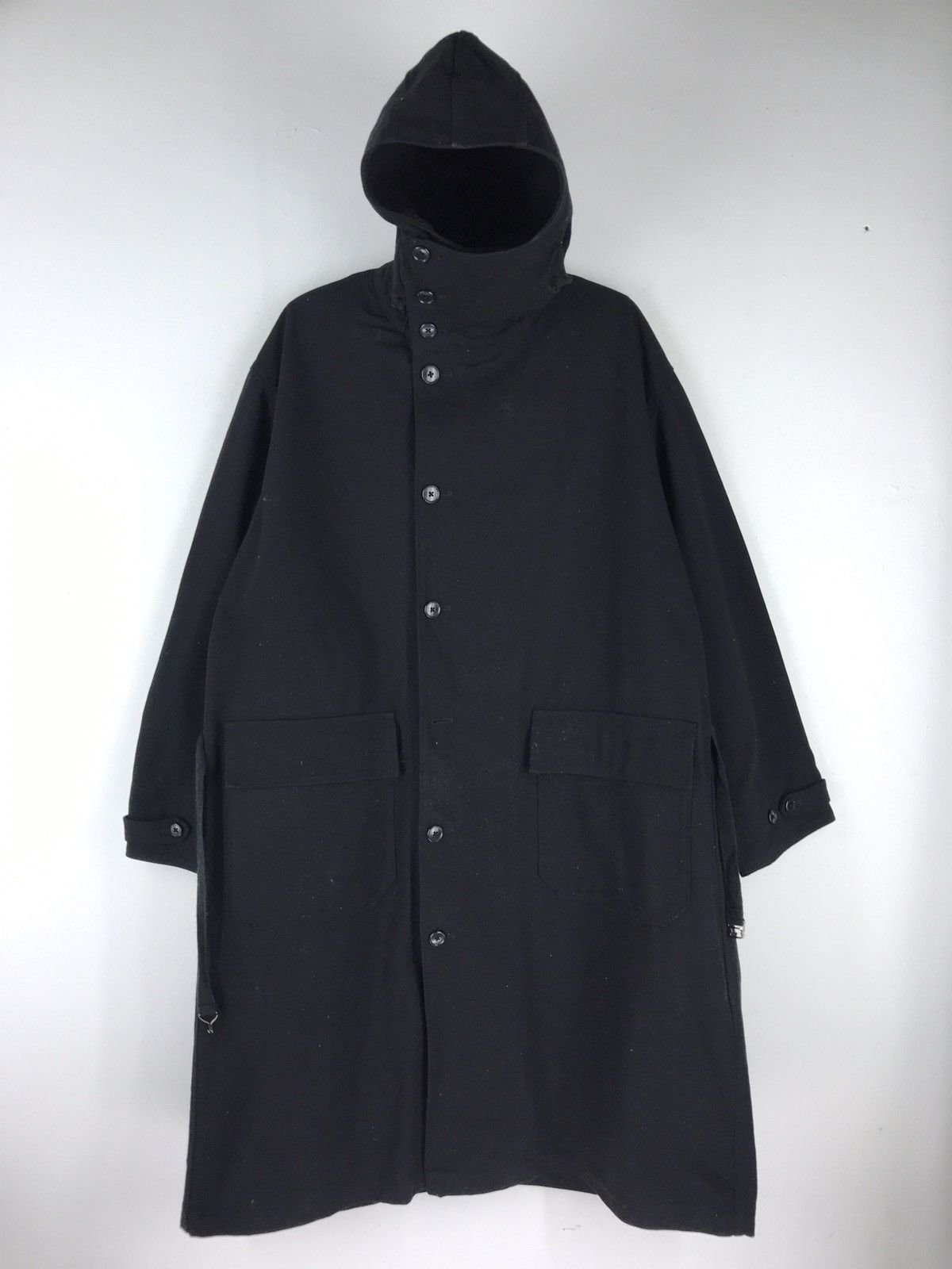 Yohji Yamamoto 💥 ARCHIVE YOHJI YAMAMOTO Y's FOR MEN COAT PARKAS WITH BELT Size US M / EU 48-50 / 2 - 11 Thumbnail