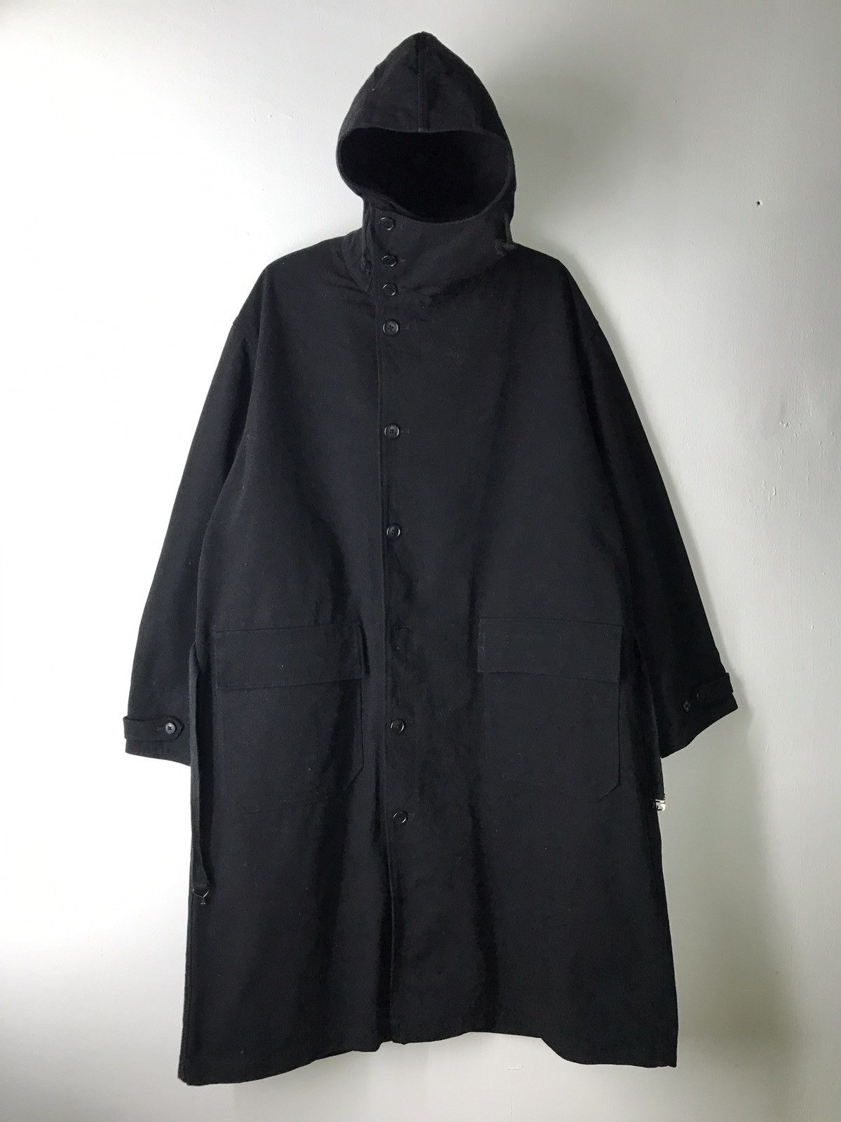Yohji Yamamoto 💥 ARCHIVE YOHJI YAMAMOTO Y's FOR MEN COAT PARKAS WITH BELT Size US M / EU 48-50 / 2 - 10 Thumbnail