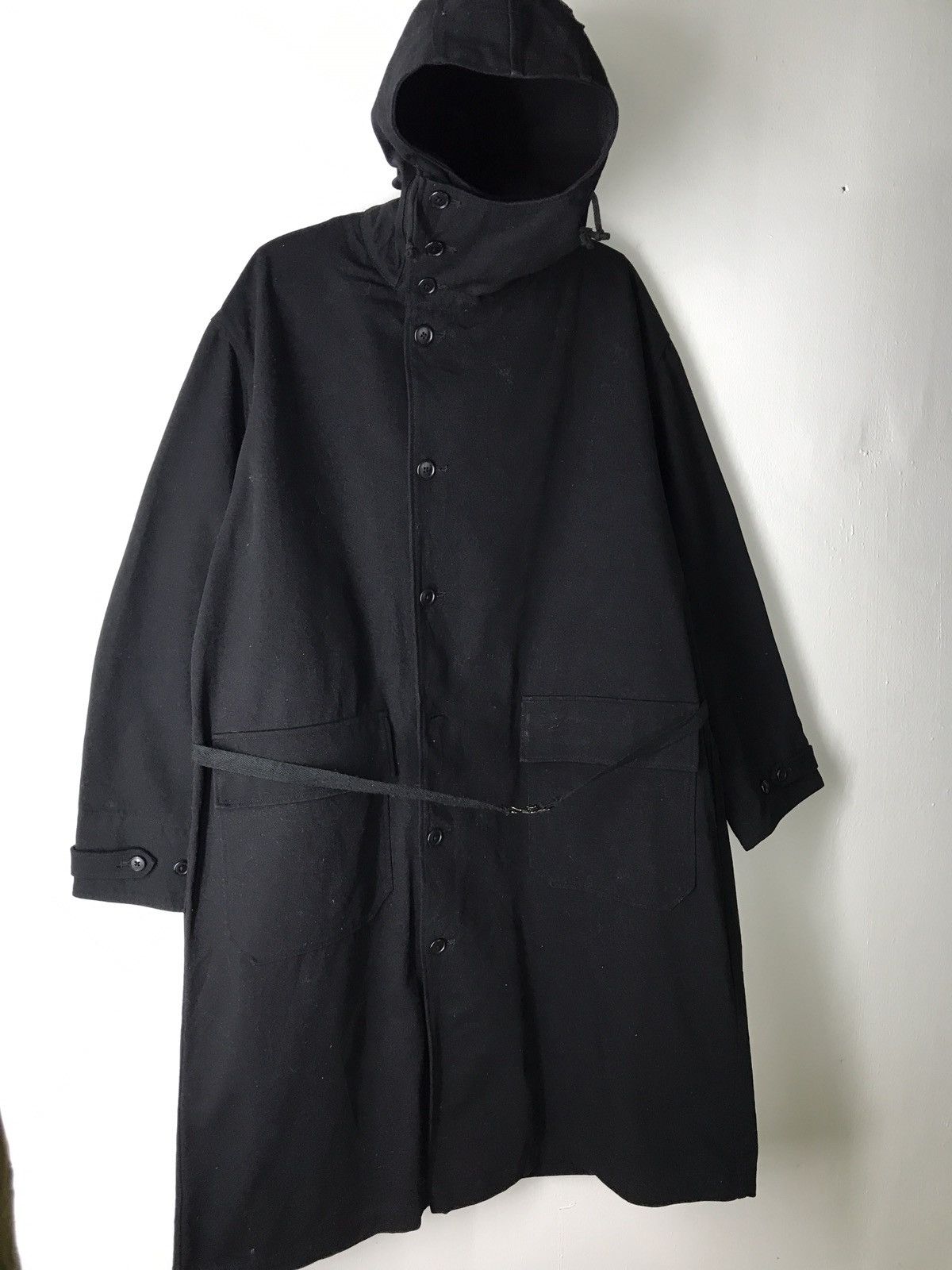 Yohji Yamamoto 💥 ARCHIVE YOHJI YAMAMOTO Y's FOR MEN COAT PARKAS WITH BELT Size US M / EU 48-50 / 2 - 3 Thumbnail