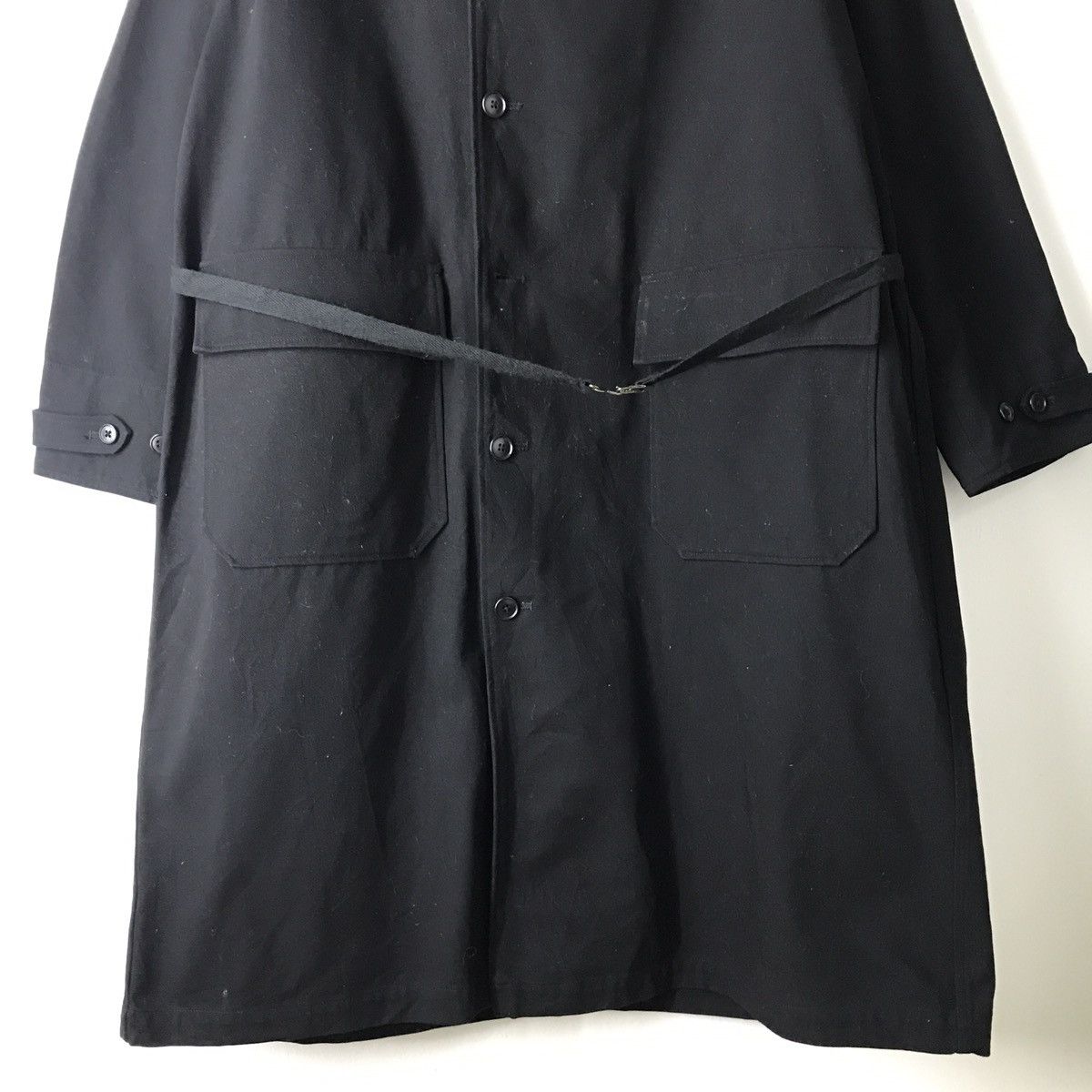 Yohji Yamamoto 💥 ARCHIVE YOHJI YAMAMOTO Y's FOR MEN COAT PARKAS WITH BELT Size US M / EU 48-50 / 2 - 6 Thumbnail
