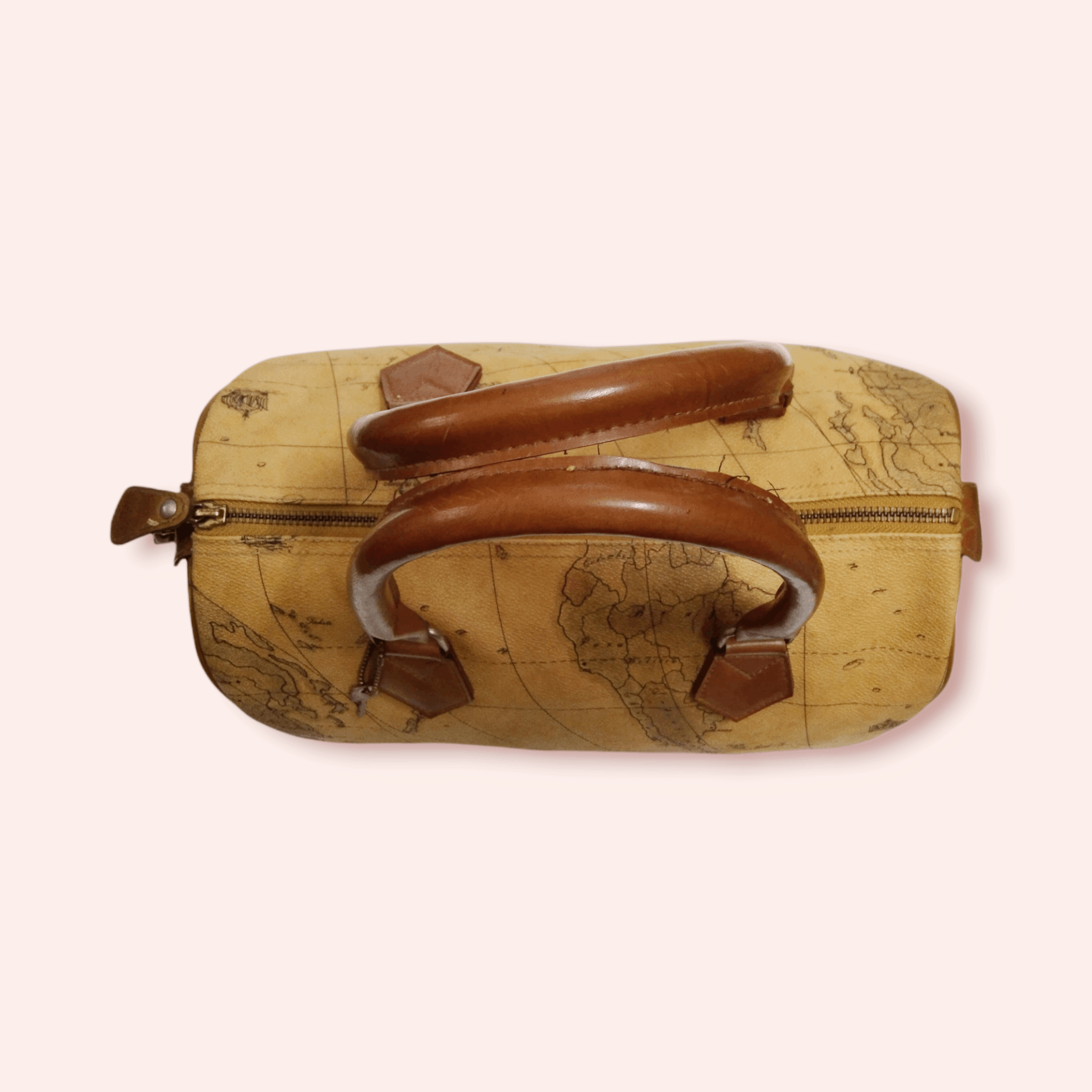 Japanese Brand × Vintage VINTAGE JAPANESE BRAND WORLD MAP SPEEDY HANDBAG Size ONE SIZE - 2 Thumbnail